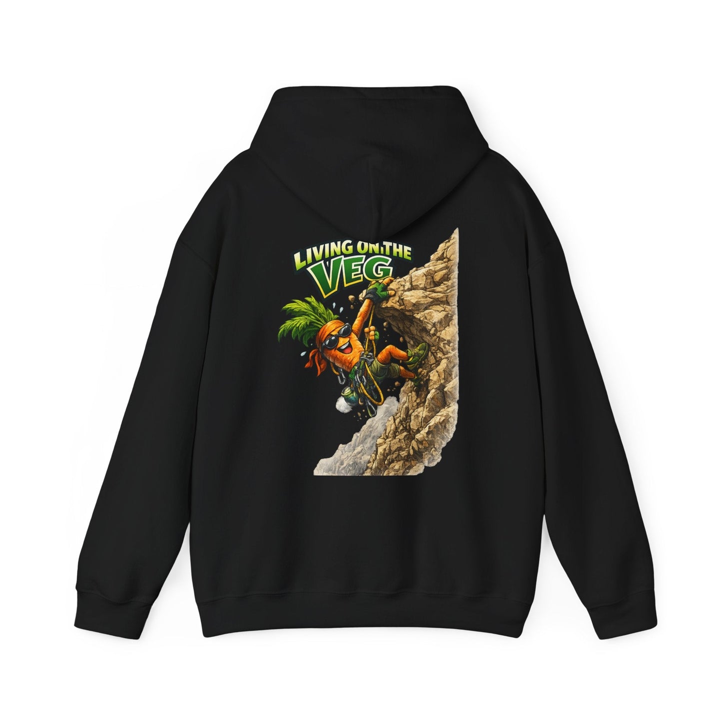 Living on the Veg Carrot Hoodie - SJM Print Store