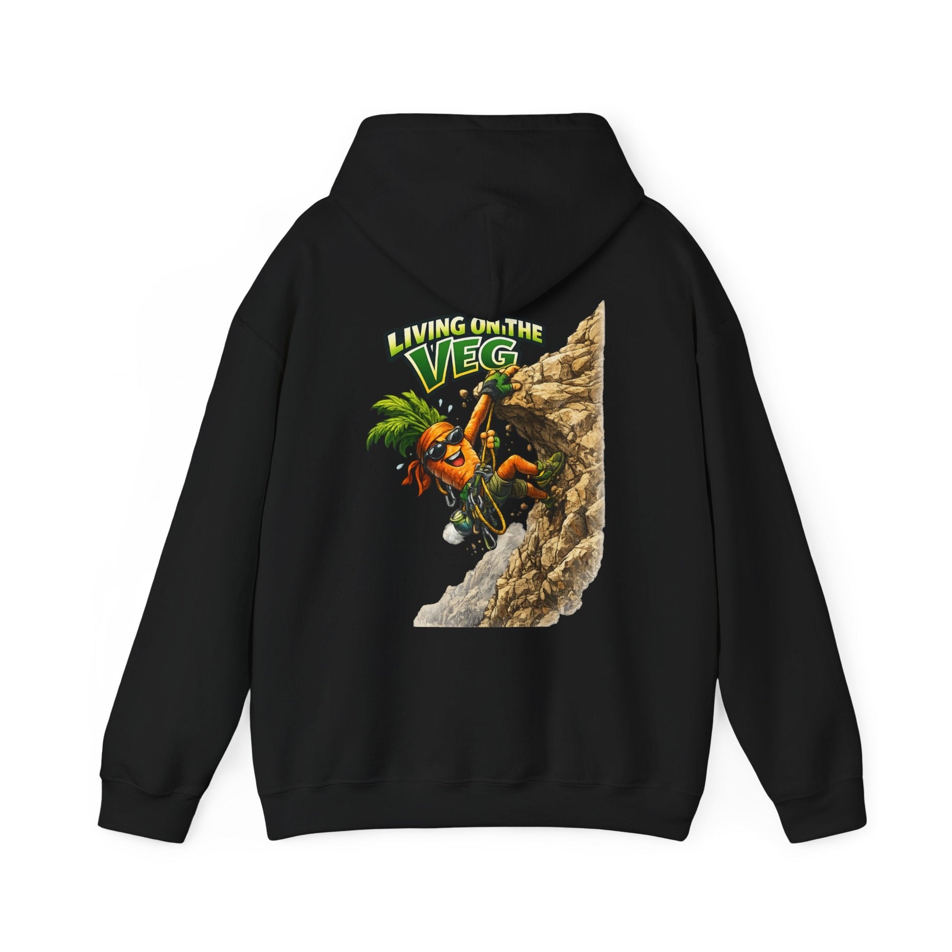 Living on the Veg Carrot Hoodie - SJM Print Store