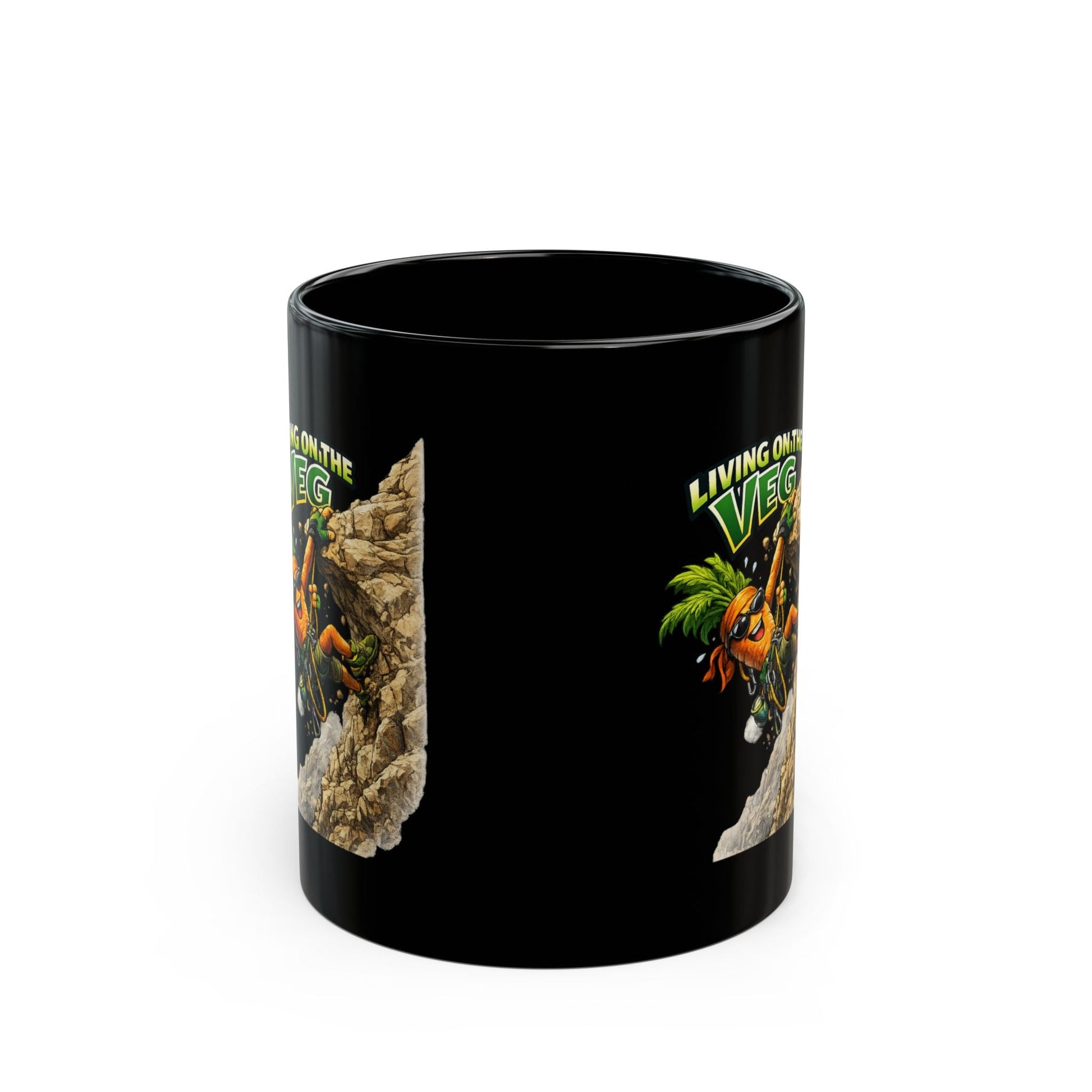 Living on the Veg Climber Carrot Mug - SJM Print Store