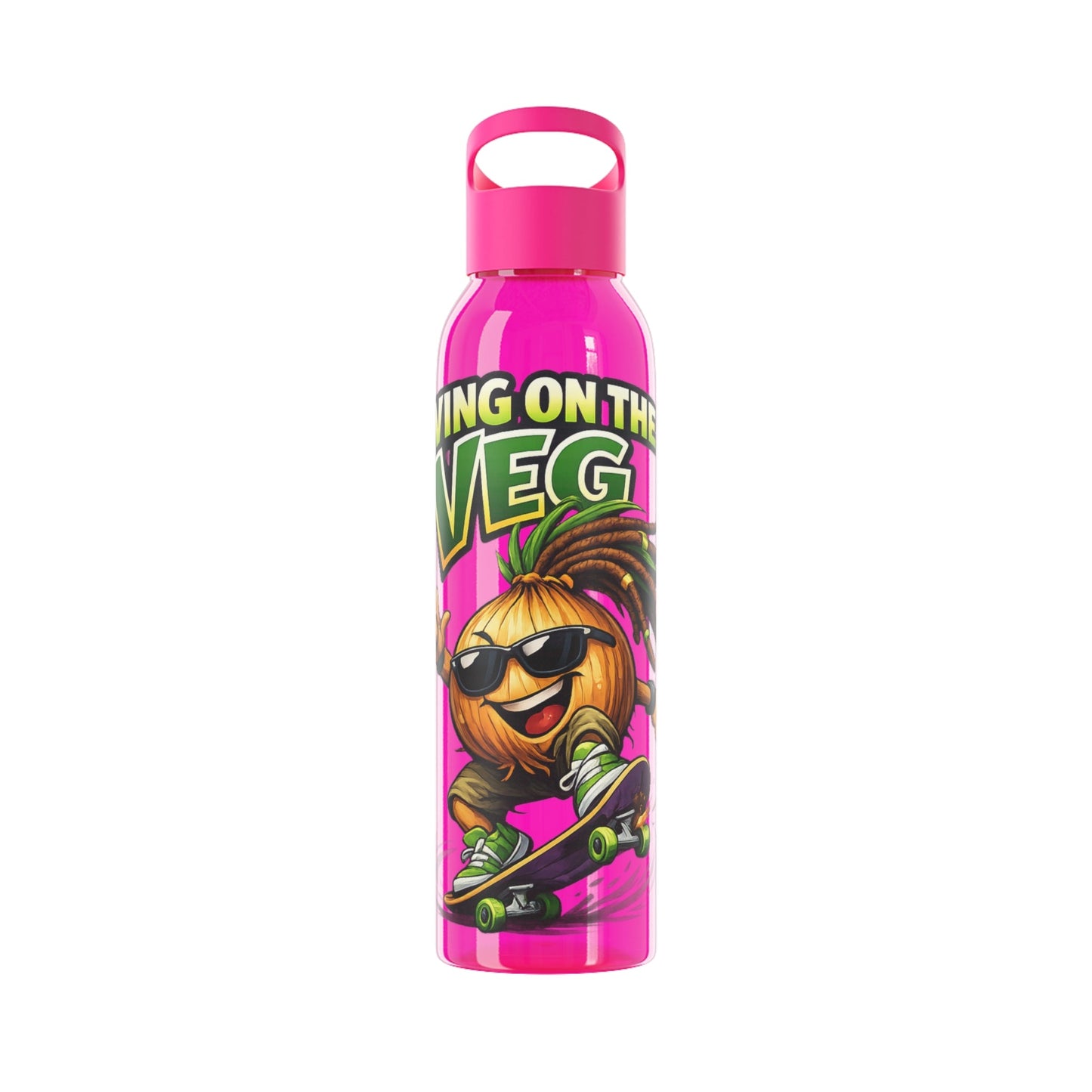 Living on the Veg Onion Skater Water bottle - SJM Print Store