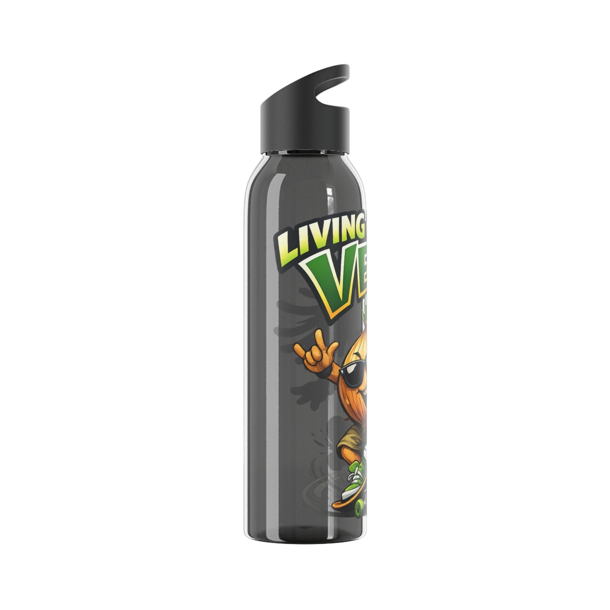 Living on the Veg Onion Skater Water bottle - SJM Print Store