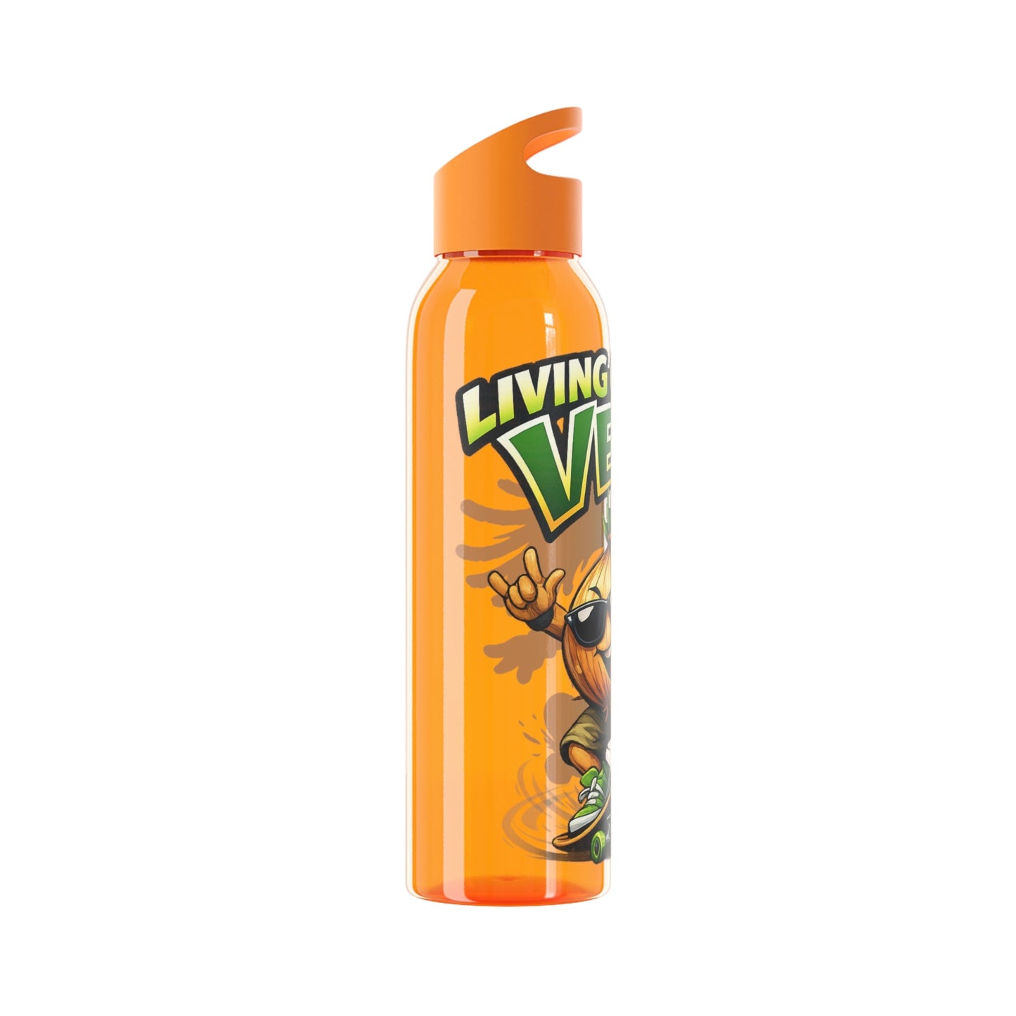Living on the Veg Onion Skater Water bottle - SJM Print Store