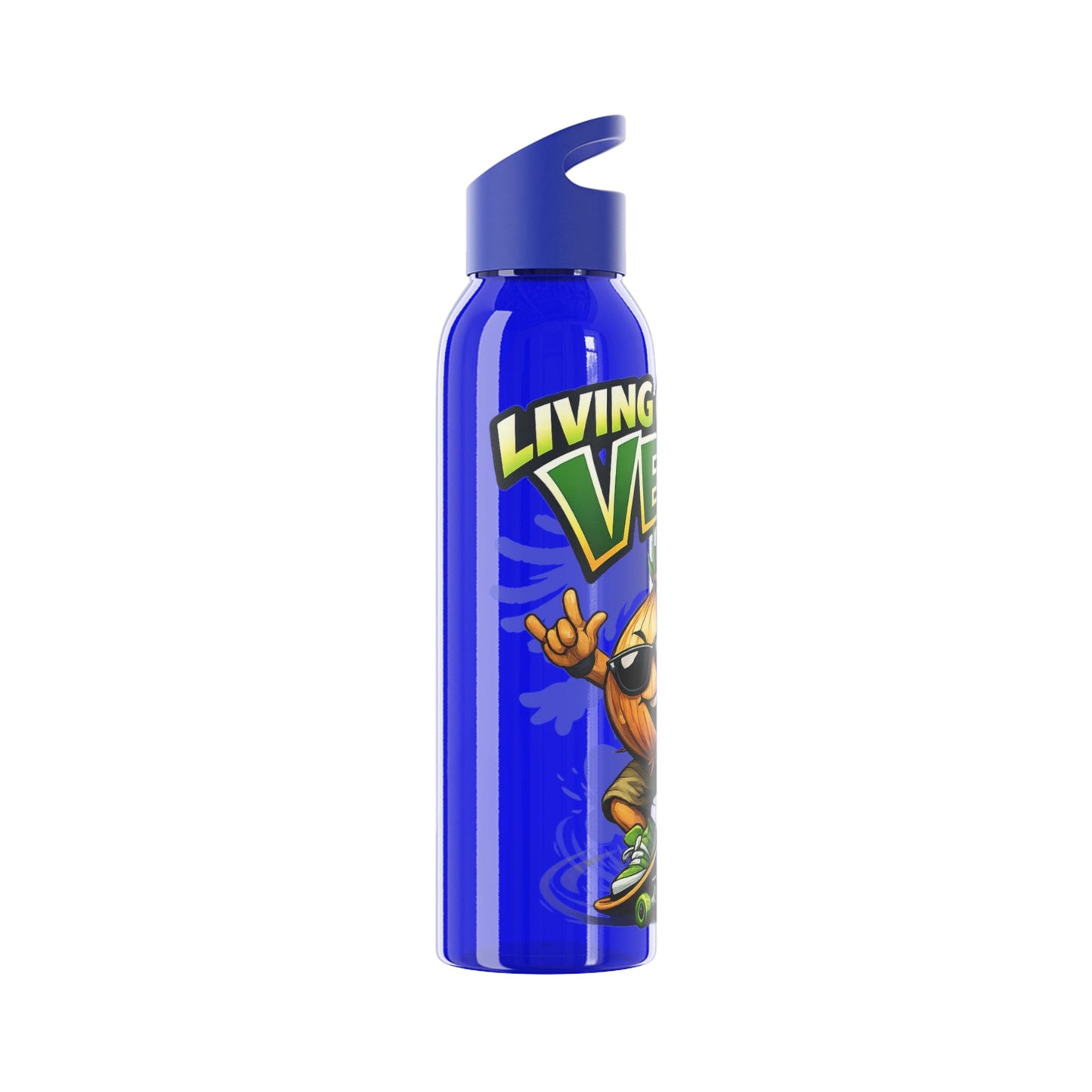 Living on the Veg Onion Skater Water bottle - SJM Print Store