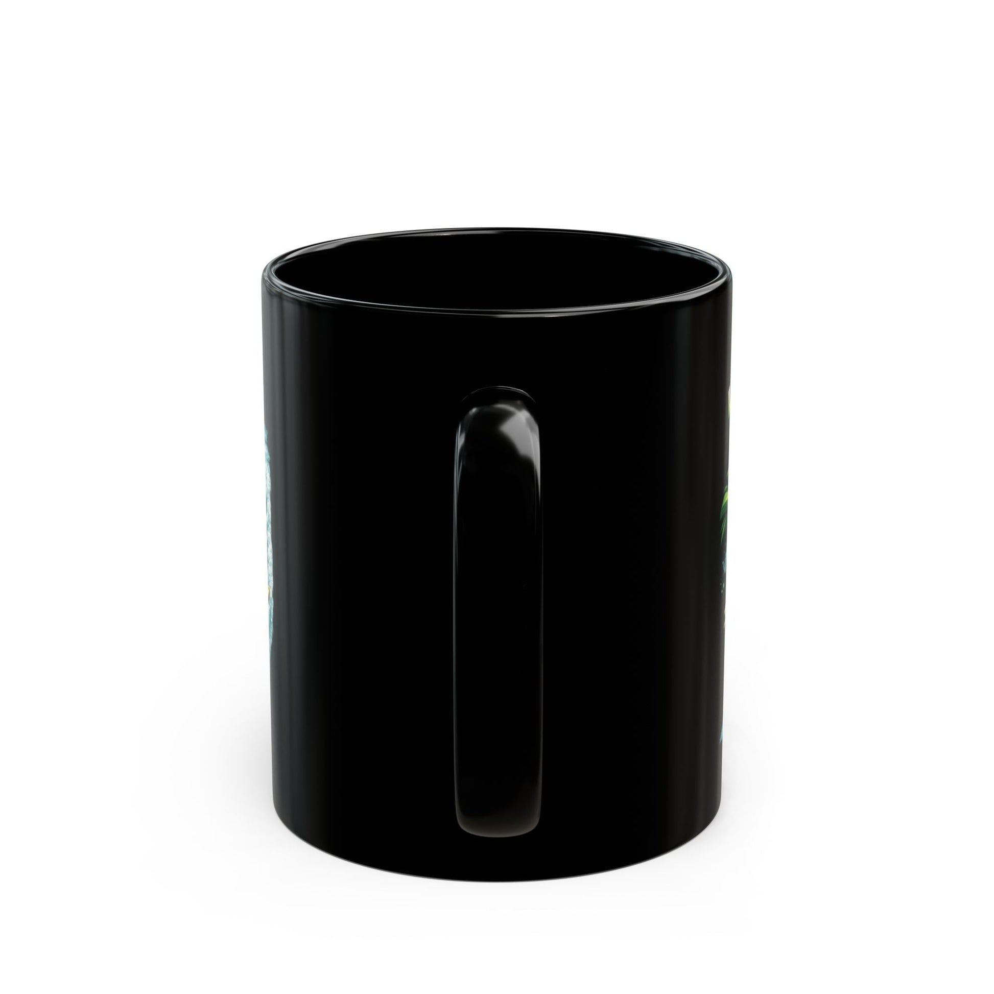 Living on the Veg Surfing Leek Mug - SJM Print Store