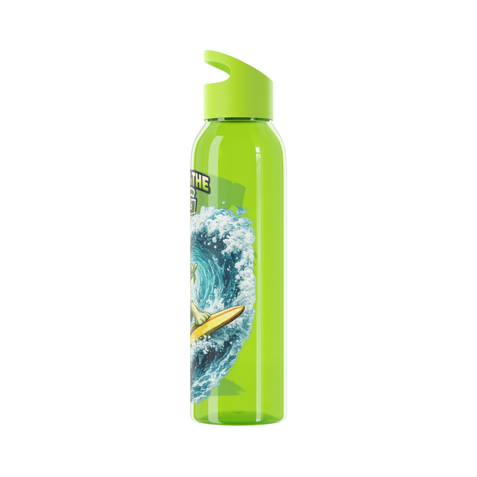 Living on the Veg Surfing Leek Water Bottle - SJM Print Store