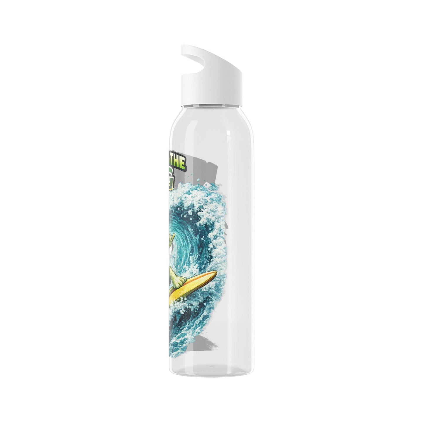 Living on the Veg Surfing Leek Water Bottle - SJM Print Store