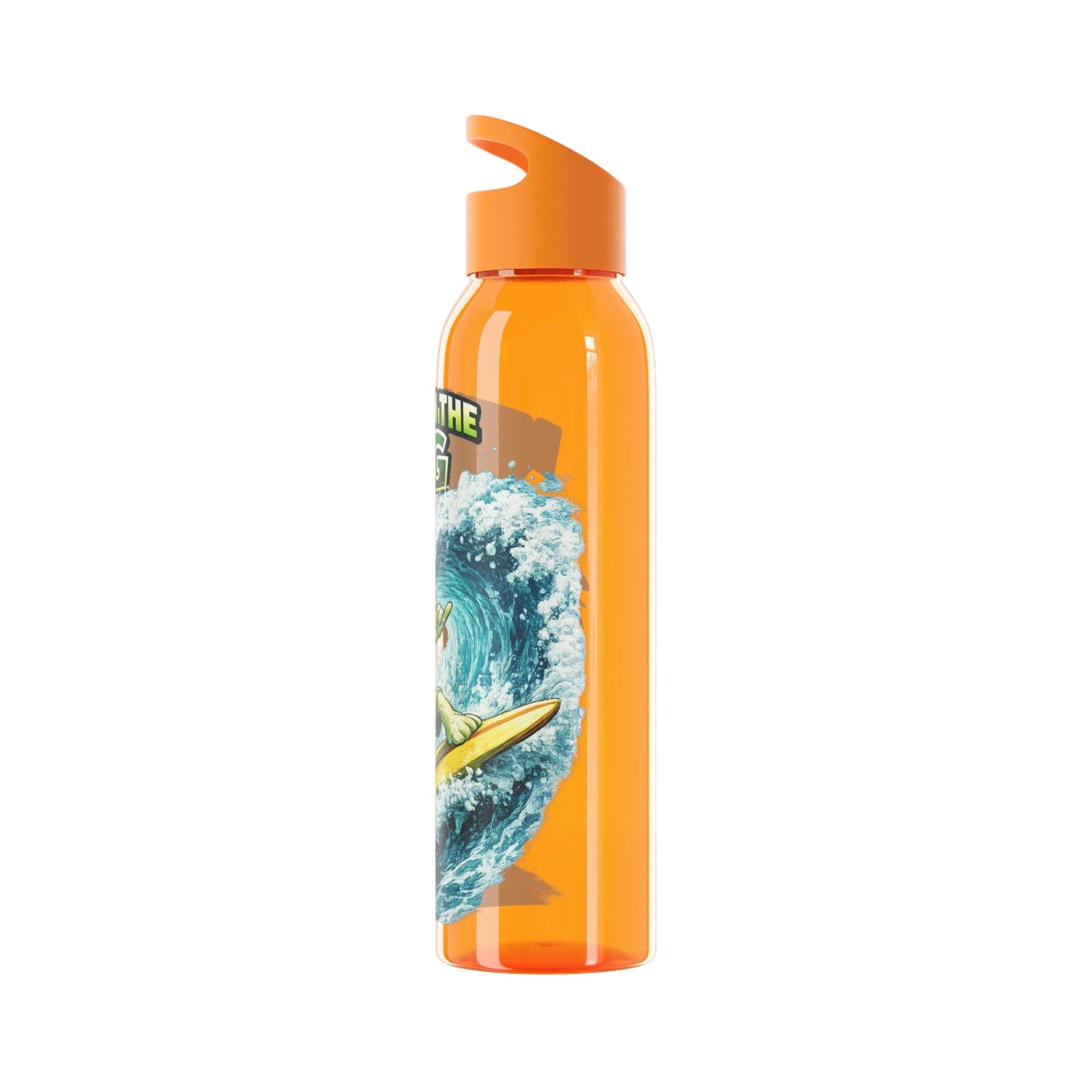 Living on the Veg Surfing Leek Water Bottle - SJM Print Store