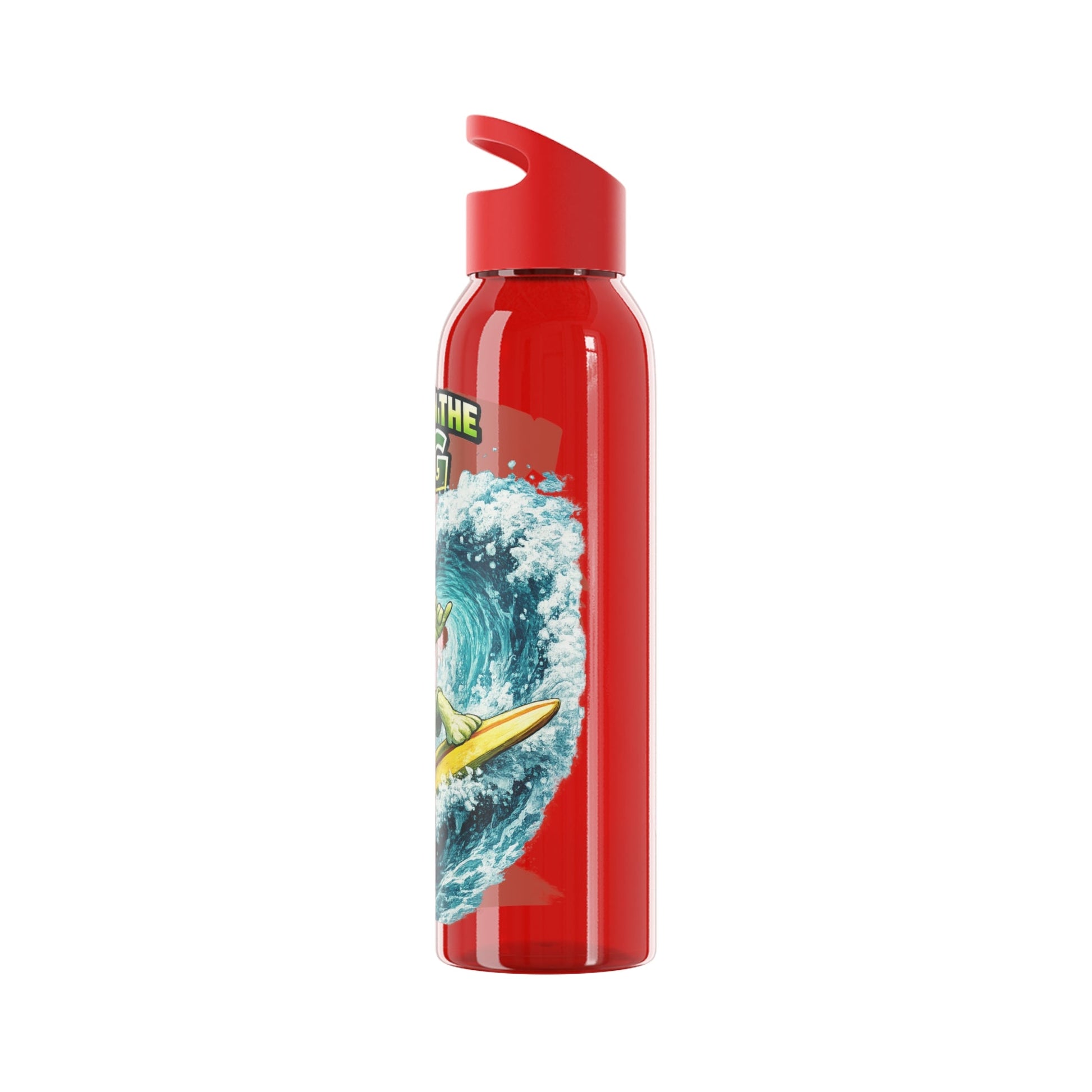 Living on the Veg Surfing Leek Water Bottle - SJM Print Store