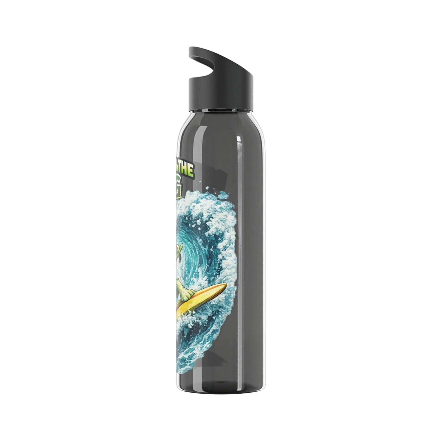Living on the Veg Surfing Leek Water Bottle - SJM Print Store