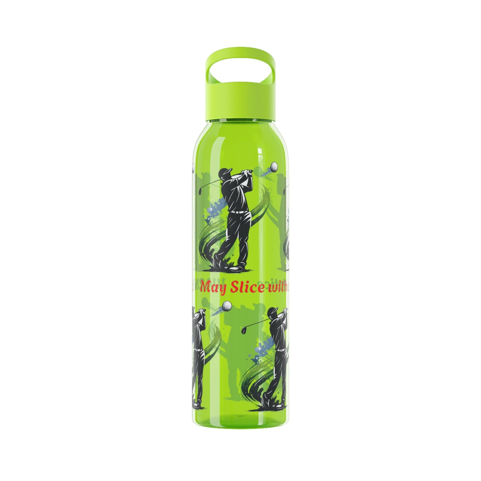 Male Golfer Gaphic Water Bottle with Cheeky Warning Strapline - SJM Print Store