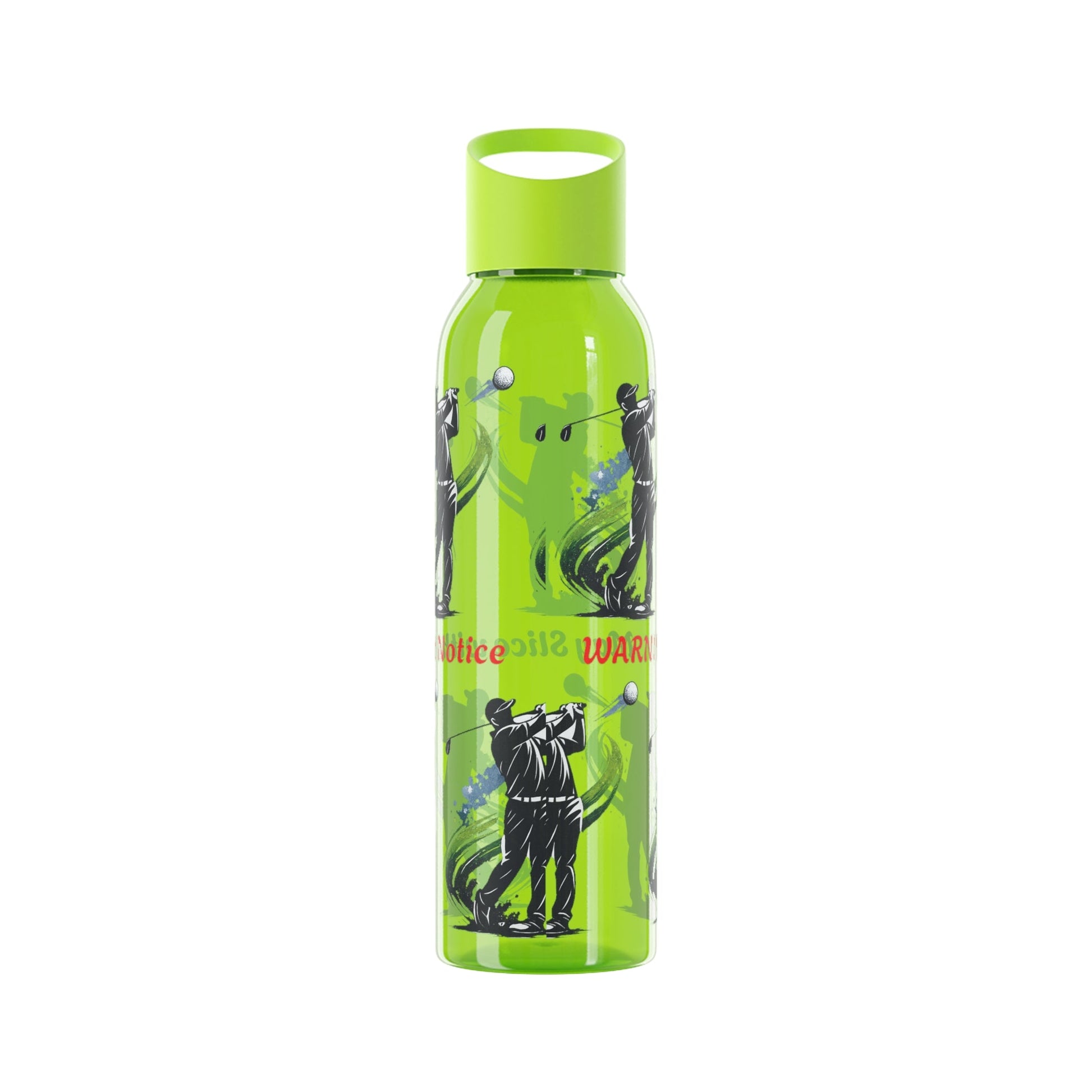 Male Golfer Gaphic Water Bottle with Cheeky Warning Strapline - SJM Print Store