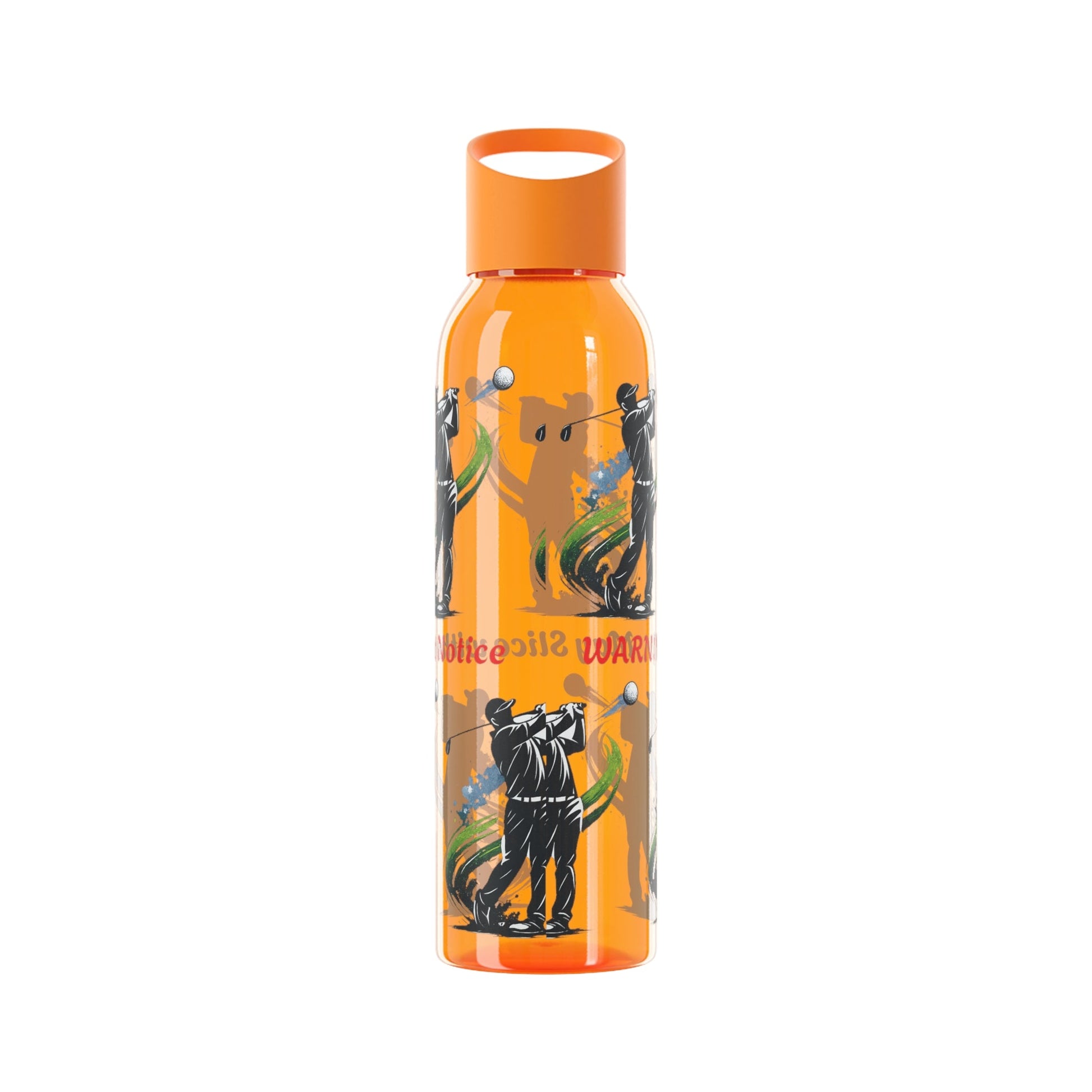 Male Golfer Gaphic Water Bottle with Cheeky Warning Strapline - SJM Print Store