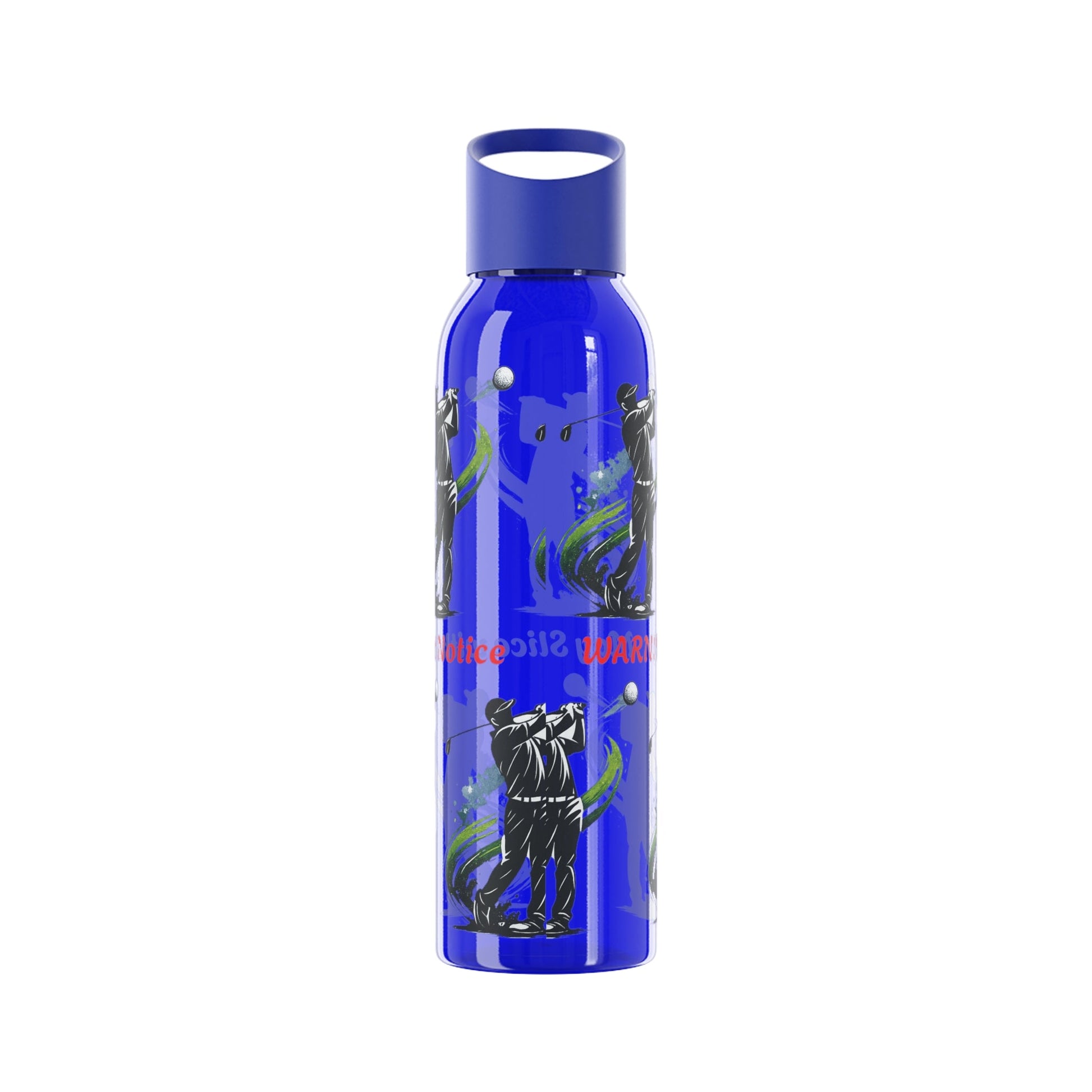 Male Golfer Gaphic Water Bottle with Cheeky Warning Strapline - SJM Print Store