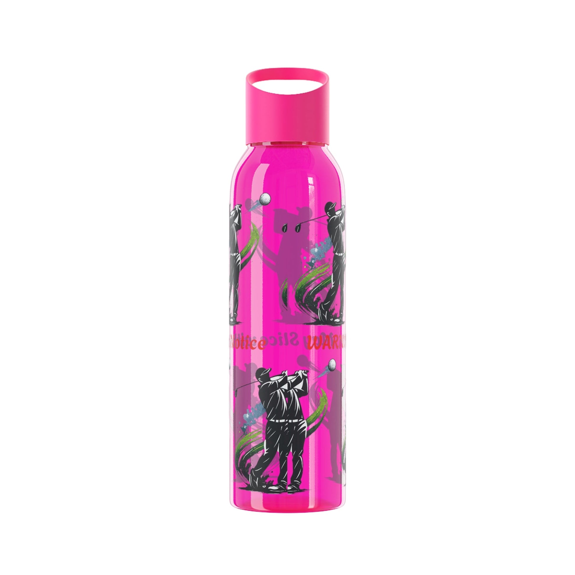 Male Golfer Gaphic Water Bottle with Cheeky Warning Strapline - SJM Print Store