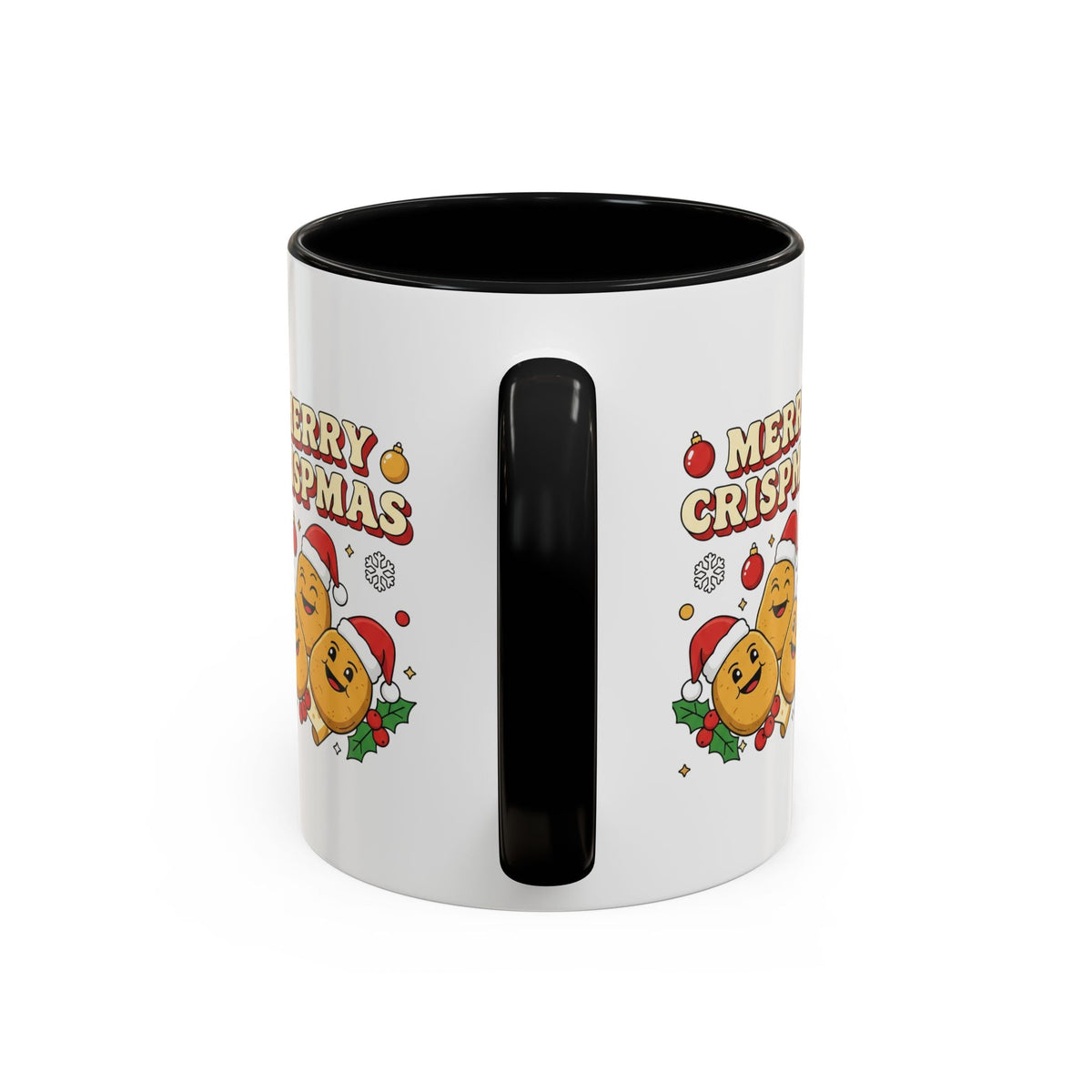 Merry Crispmas Christmas Accent Mug – Funny Festive Mug - SJM Print Store