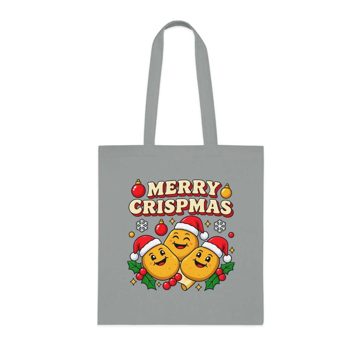 Merry Crispmas Christmas Tote Bag – Funny Festive Shopper - SJM Print Store