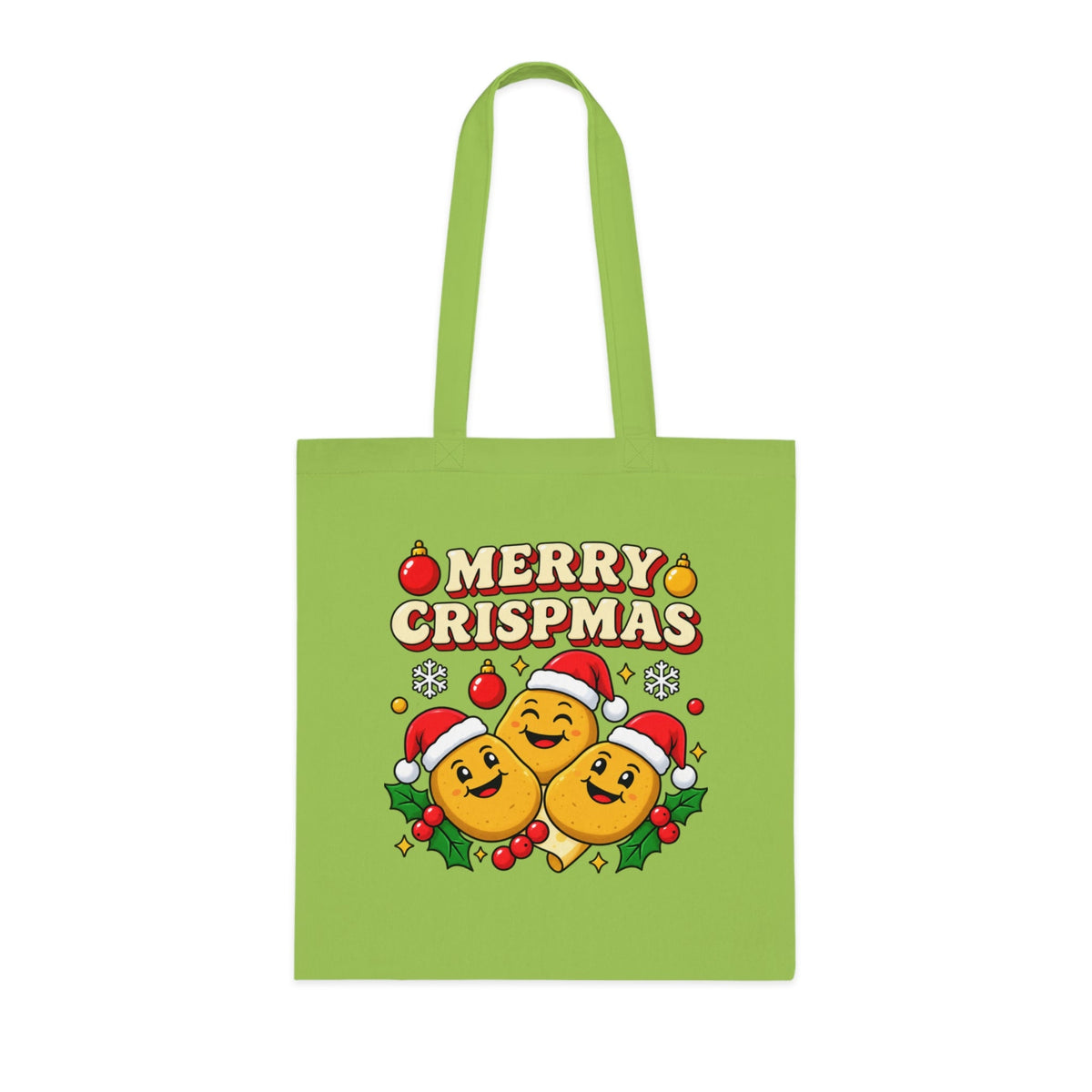 Merry Crispmas Christmas Tote Bag – Funny Festive Shopper - SJM Print Store