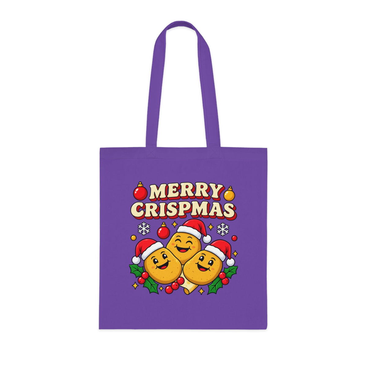 Merry Crispmas Christmas Tote Bag – Funny Festive Shopper - SJM Print Store