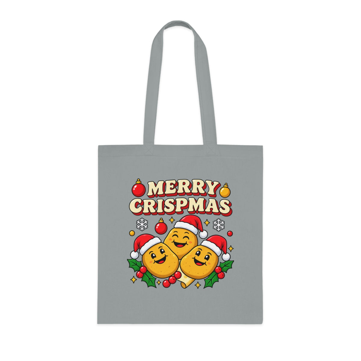 Merry Crispmas Christmas Tote Bag – Funny Festive Shopper - SJM Print Store