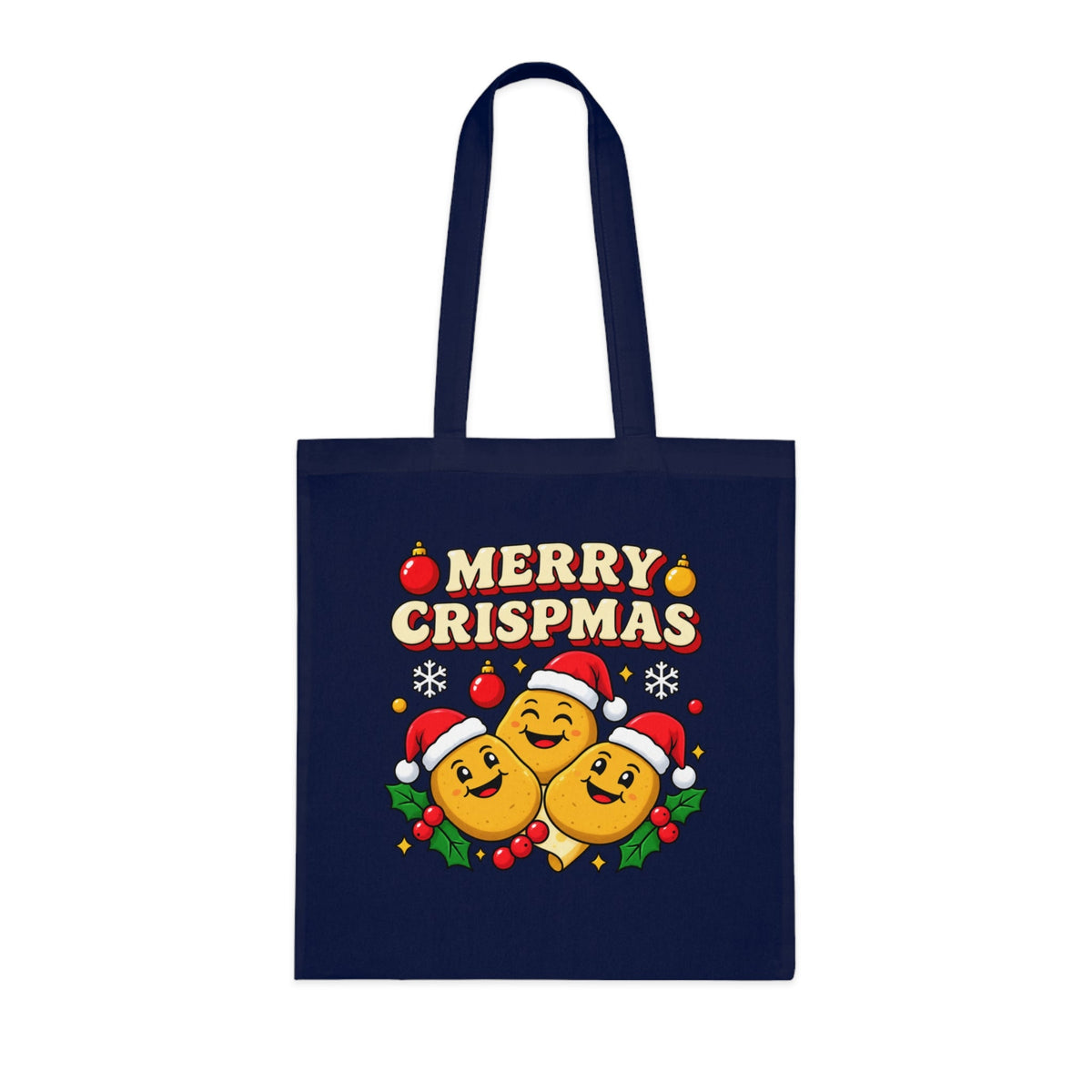 Merry Crispmas Christmas Tote Bag – Funny Festive Shopper - SJM Print Store