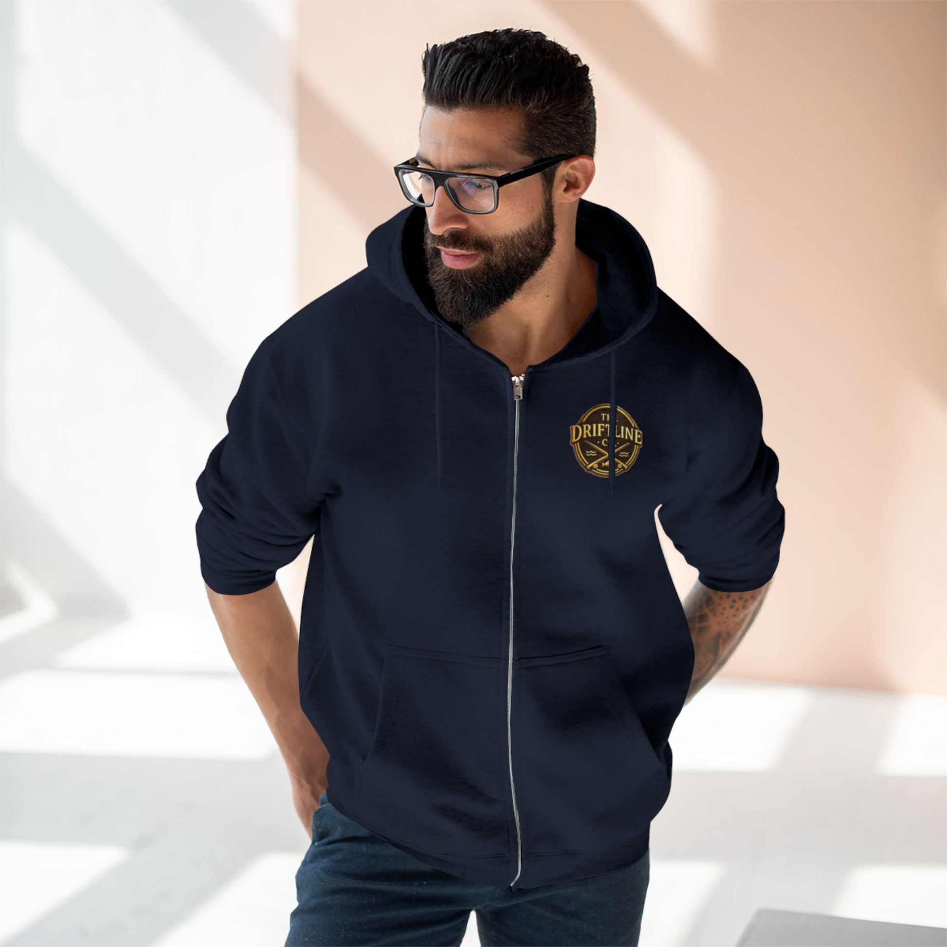 Midnight Water Full Zip Hoodie - SJM Print Store