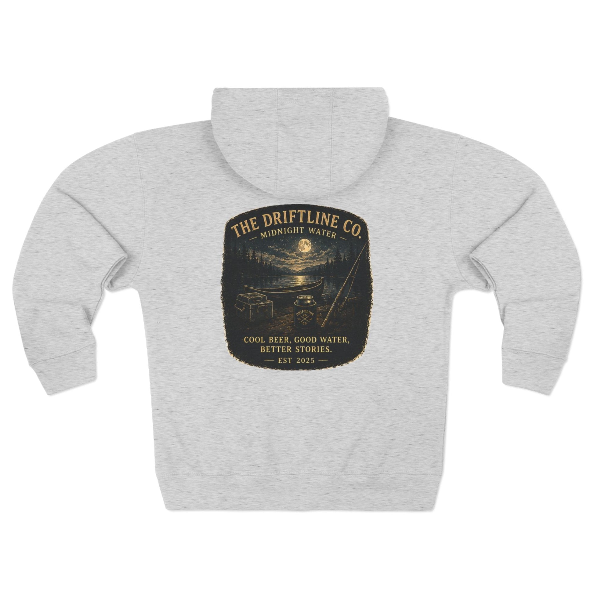Midnight Water Full Zip Hoodie - SJM Print Store