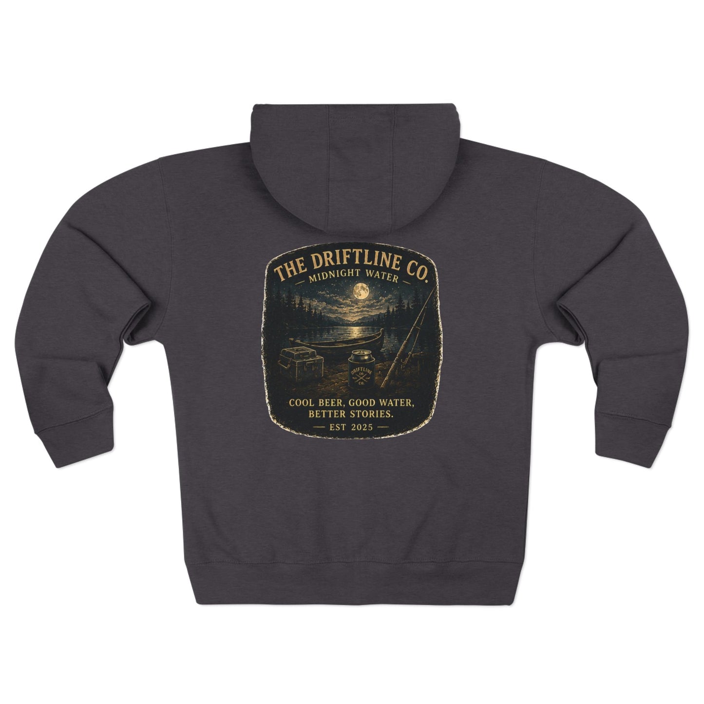Midnight Water Full Zip Hoodie - SJM Print Store
