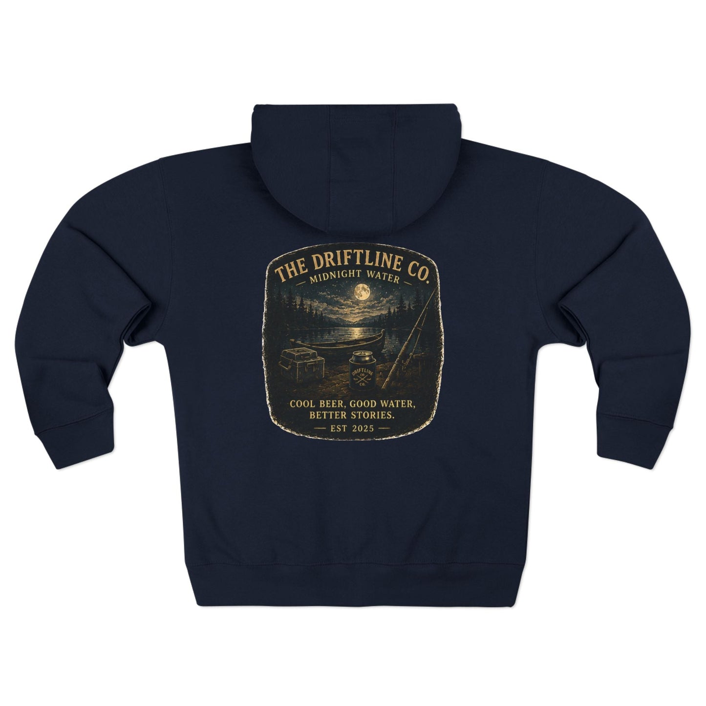 Midnight Water Full Zip Hoodie - SJM Print Store
