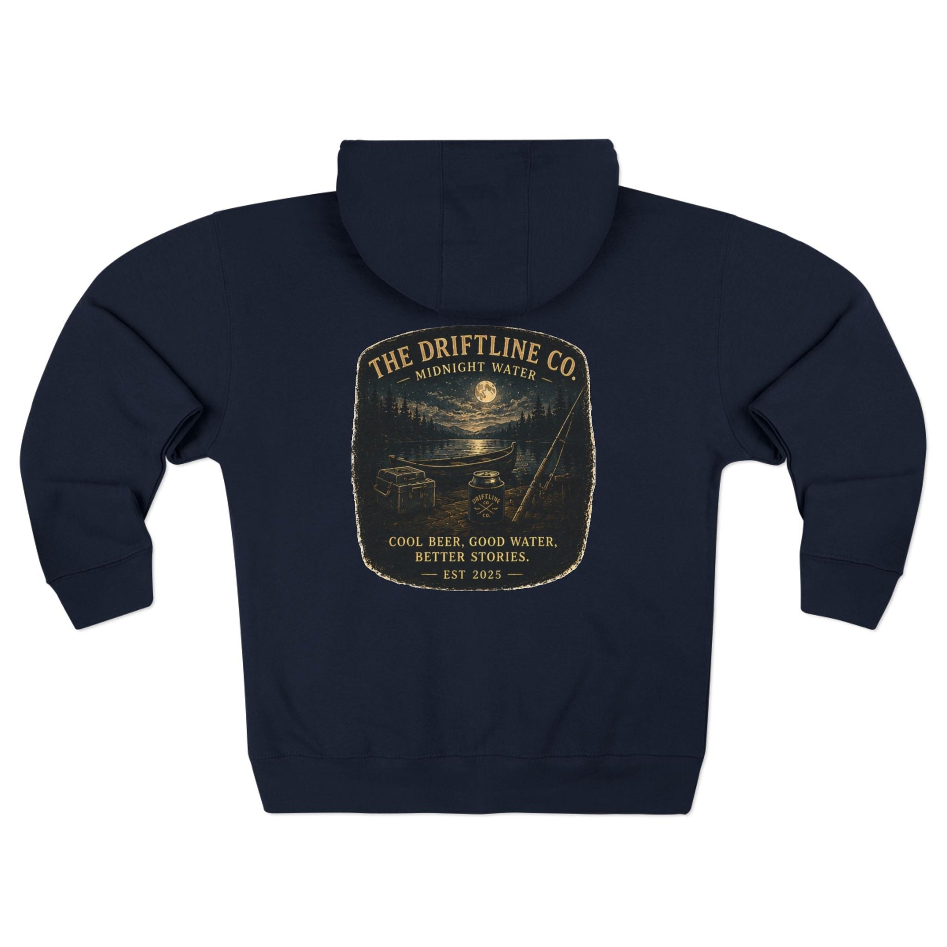 Midnight Water Full Zip Hoodie - SJM Print Store