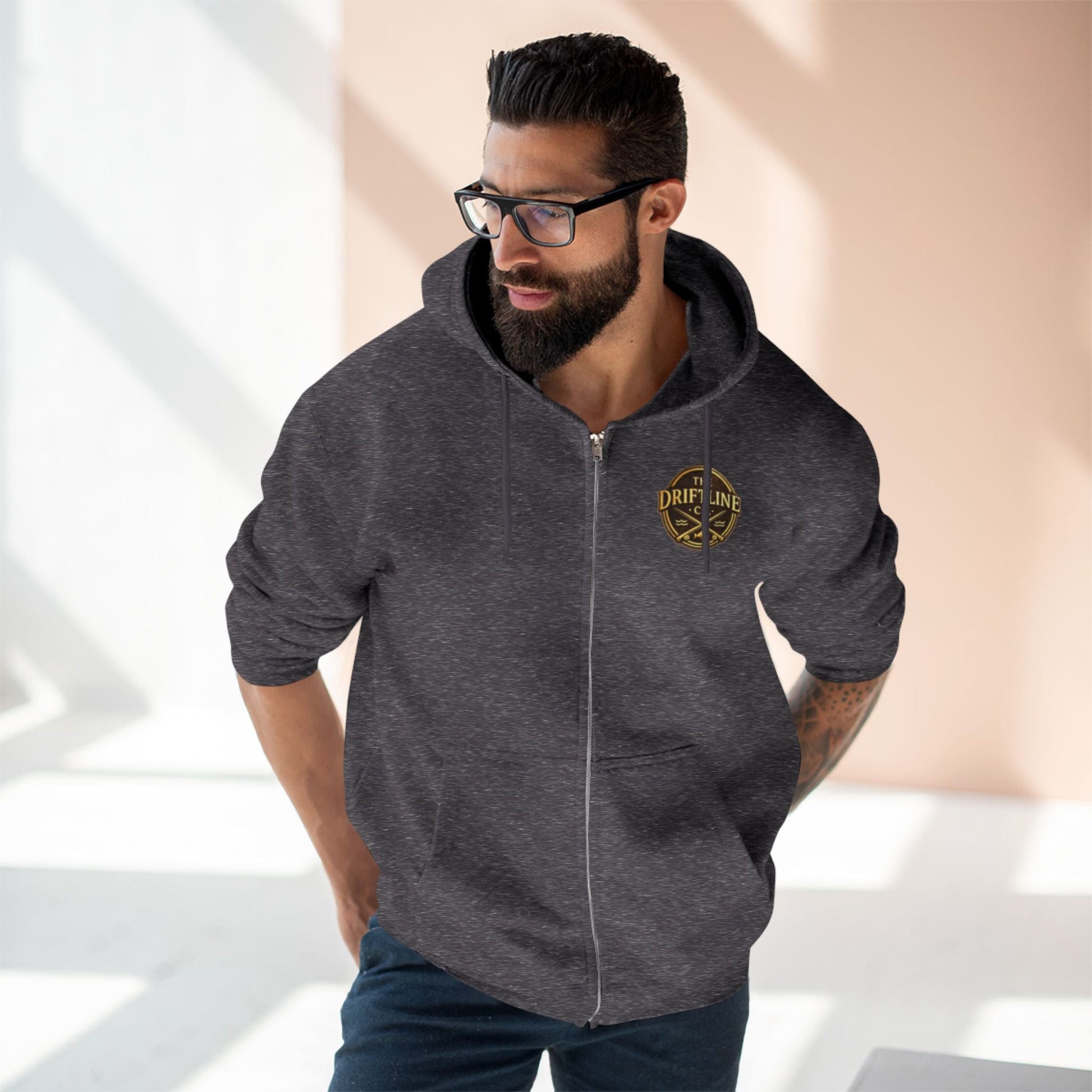 Midnight Water Full Zip Hoodie - SJM Print Store