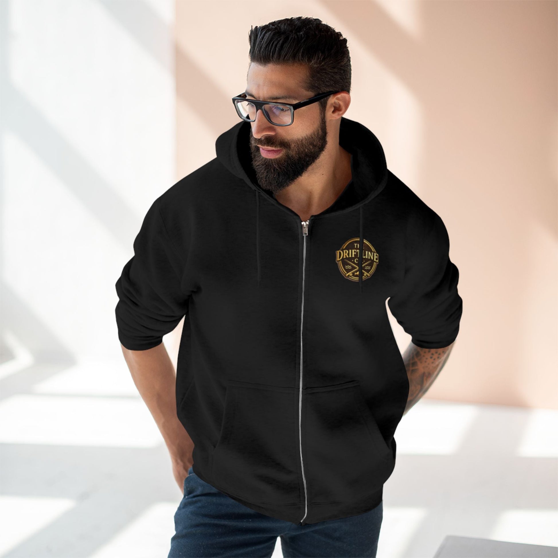 Midnight Water Full Zip Hoodie - SJM Print Store
