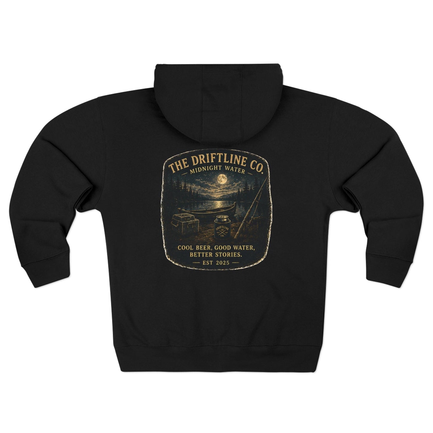 Midnight Water Full Zip Hoodie - SJM Print Store