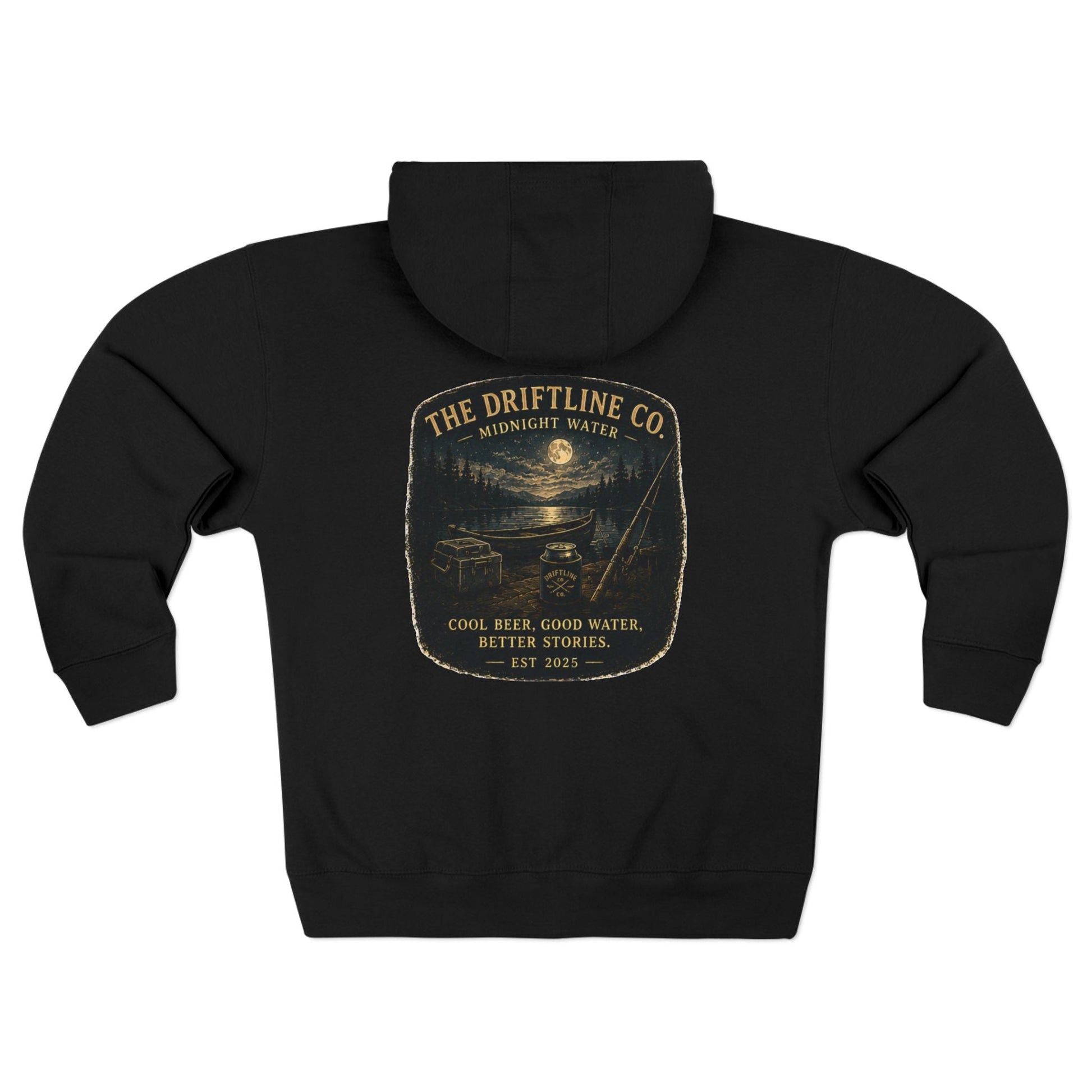 Midnight Water Full Zip Hoodie - SJM Print Store