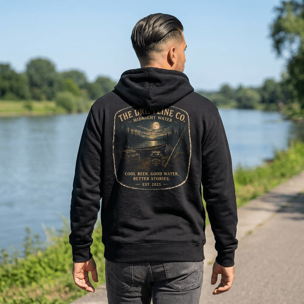Midnight Water Full Zip Hoodie - SJM Print Store