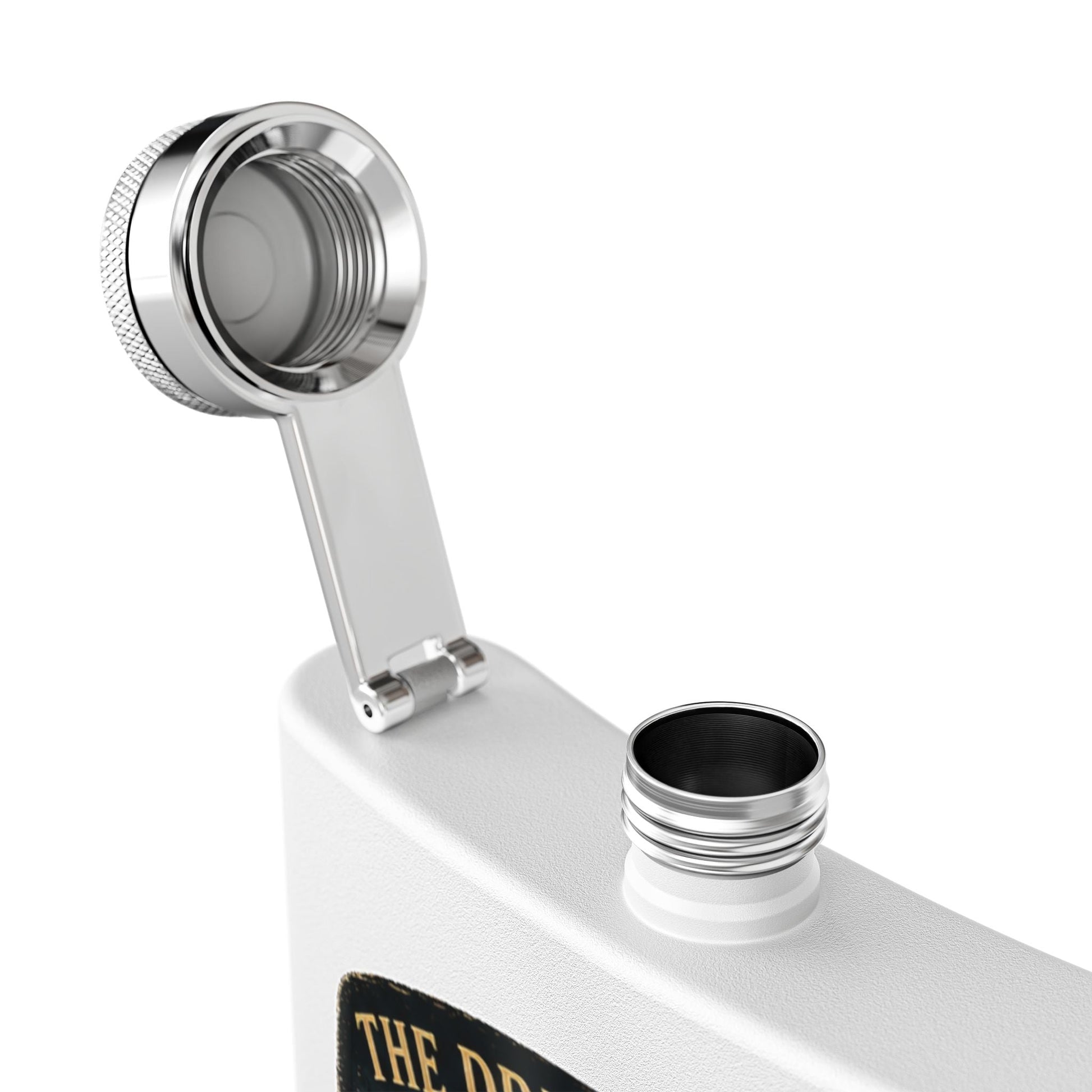 Midnight Water Stainless Steel Hip Flask - SJM Print Store