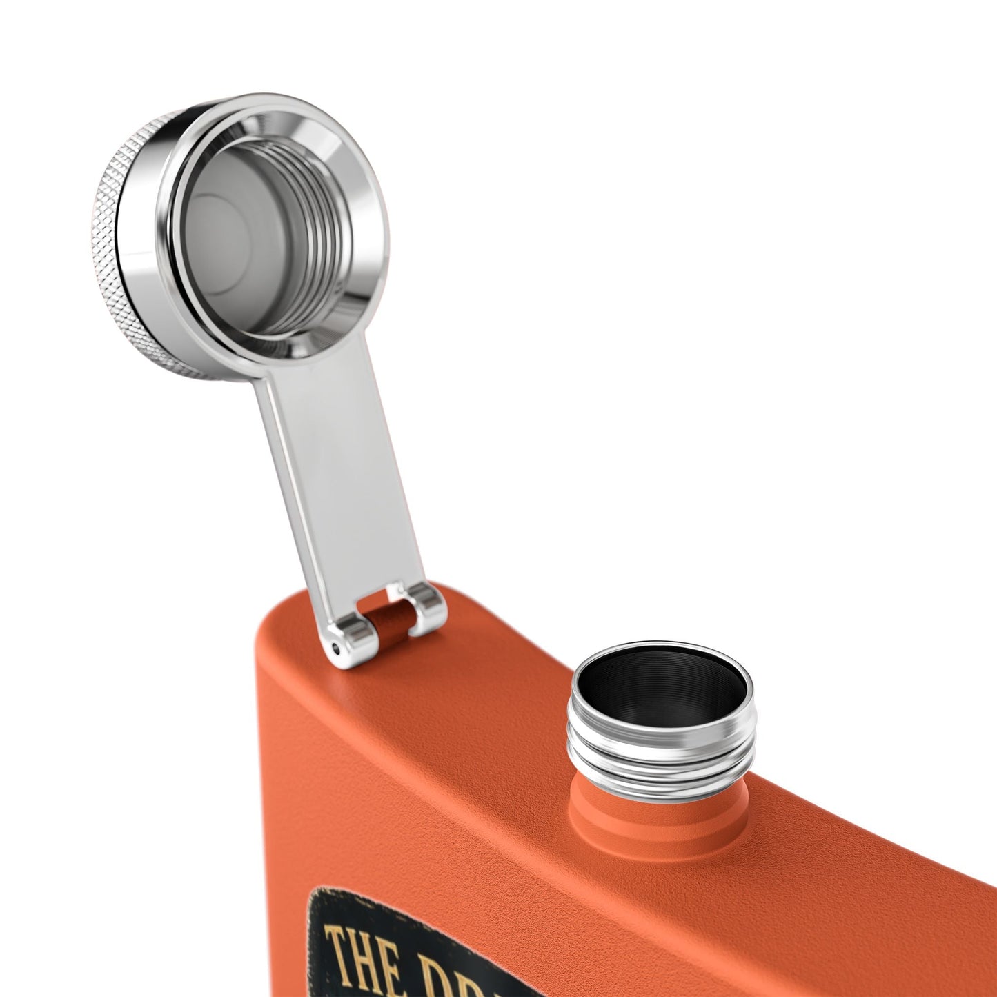 Midnight Water Stainless Steel Hip Flask - SJM Print Store