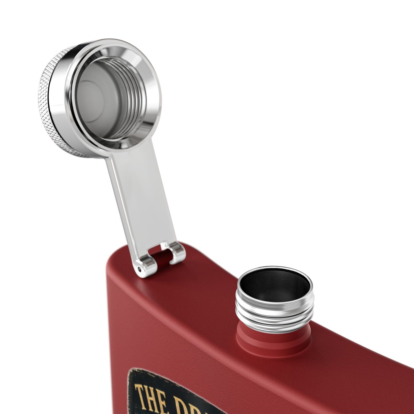 Midnight Water Stainless Steel Hip Flask - SJM Print Store