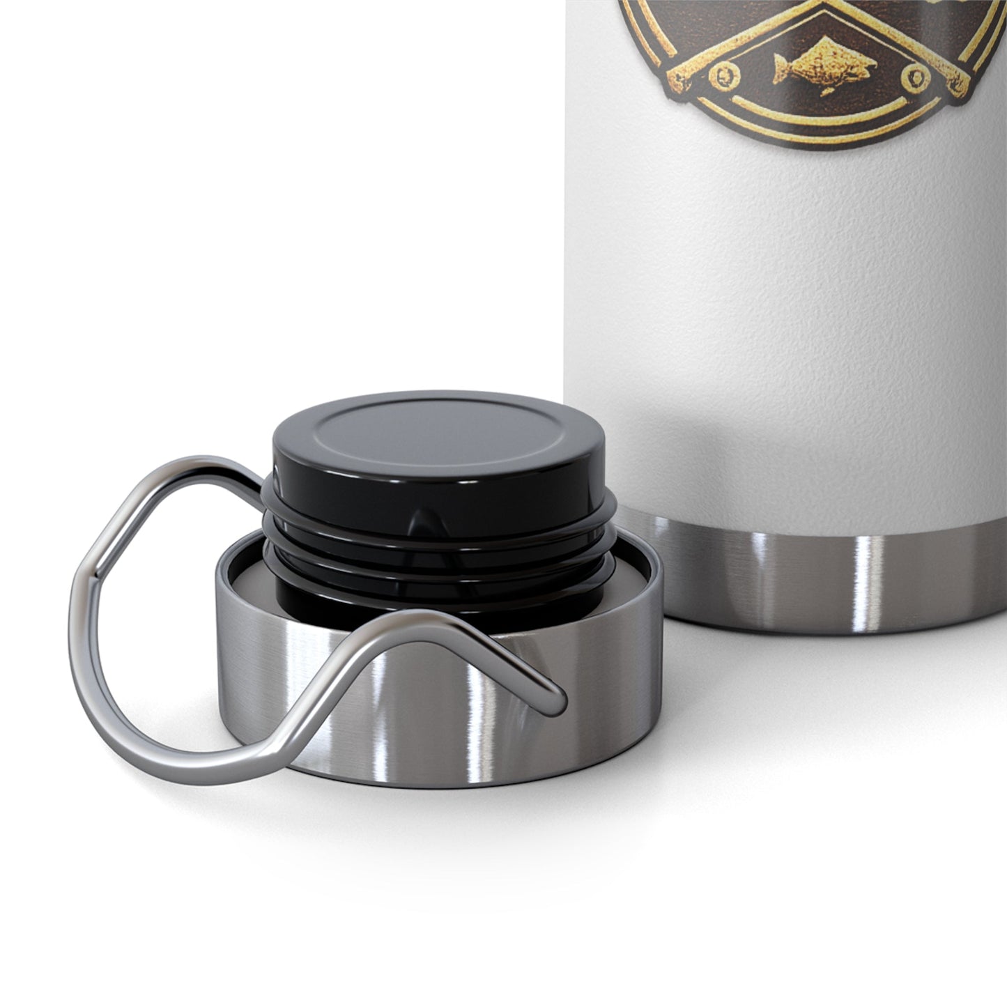 Midnight Water vintage Bronze Edition Insulated Flask - SJM Print Store