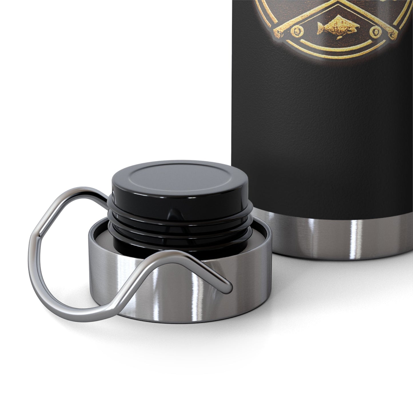 Midnight Water vintage Bronze Edition Insulated Flask - SJM Print Store