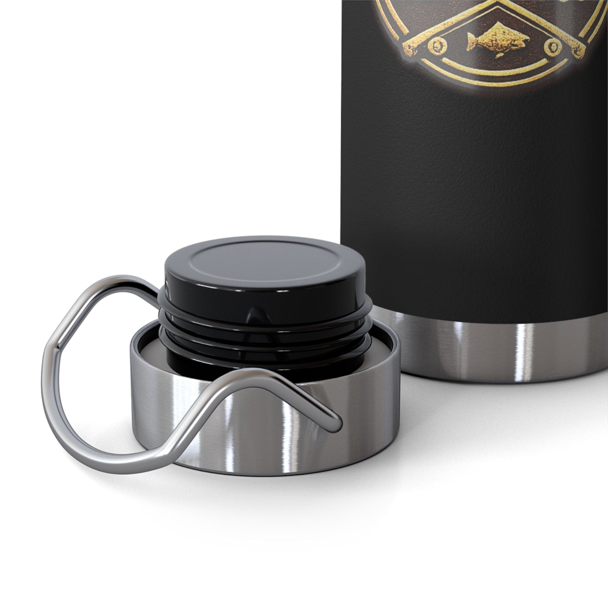 Midnight Water vintage Bronze Edition Insulated Flask - SJM Print Store