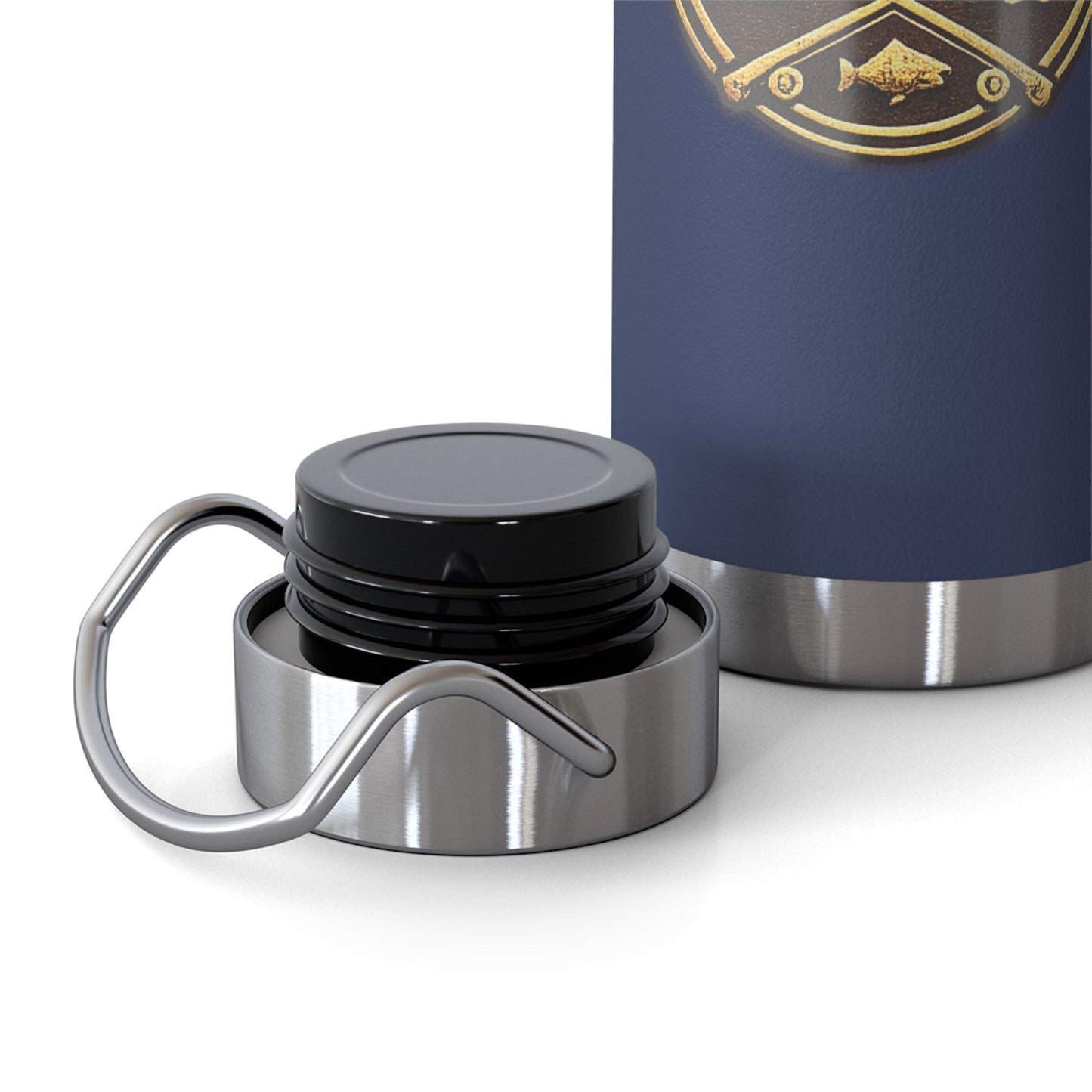 Midnight Water vintage Bronze Edition Insulated Flask - SJM Print Store