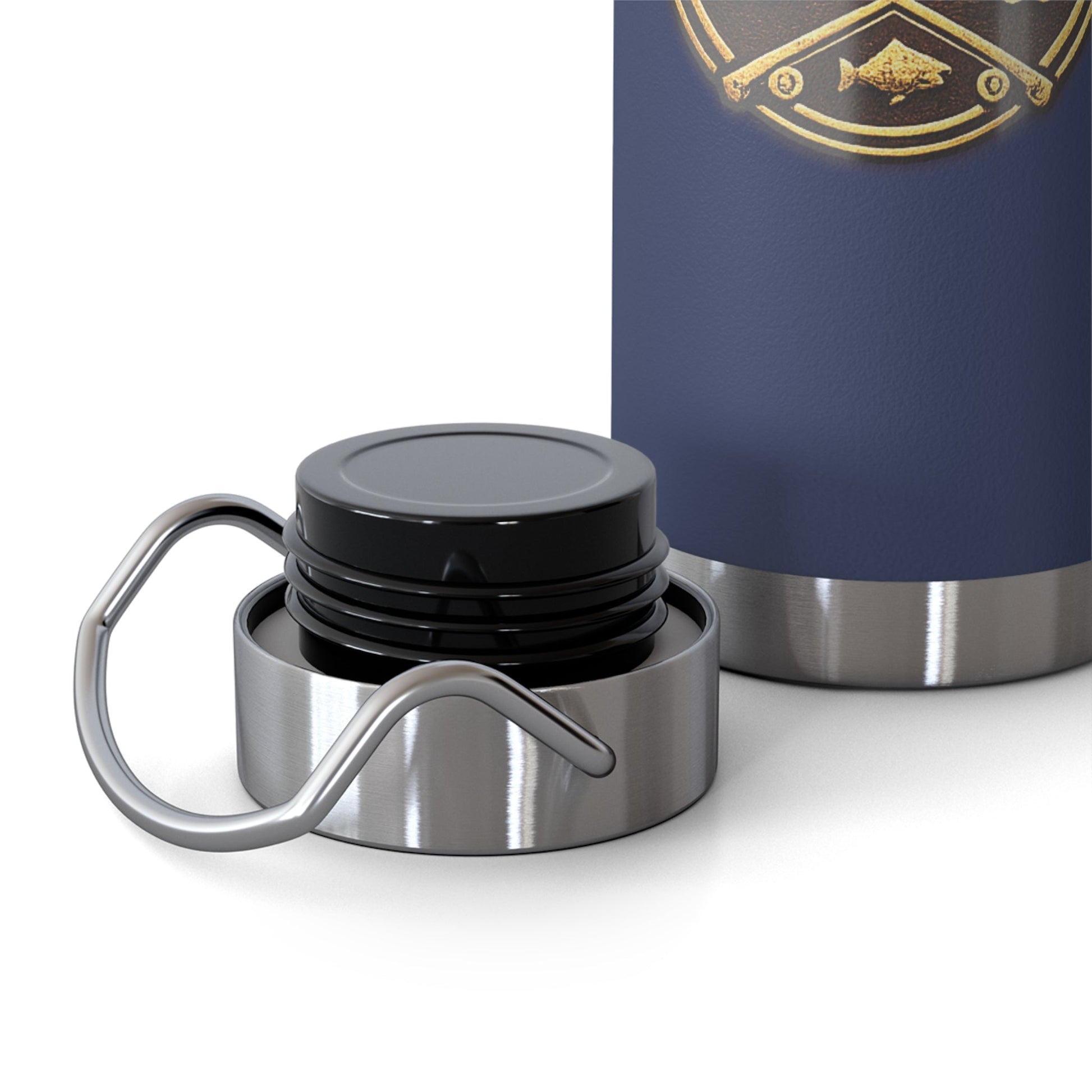 Midnight Water vintage Bronze Edition Insulated Flask - SJM Print Store