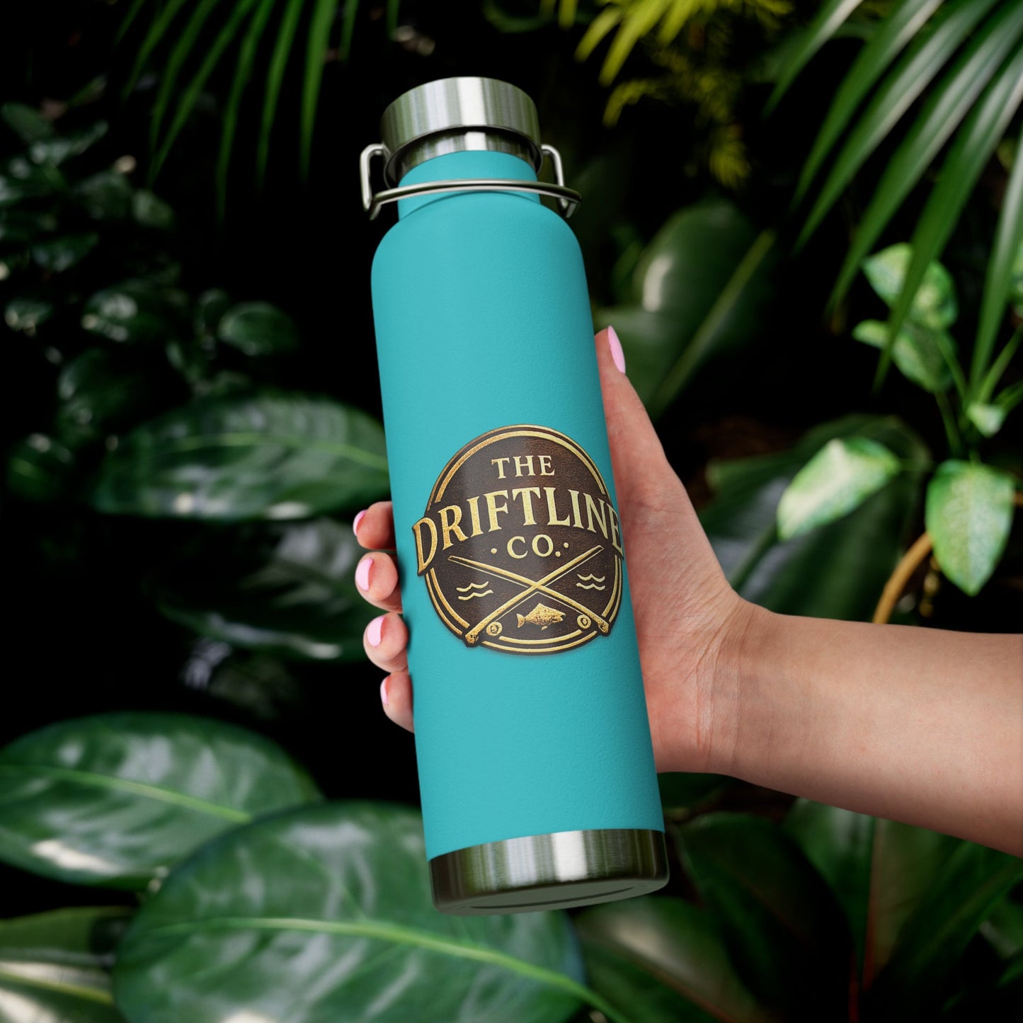 Midnight Water vintage Bronze Edition Insulated Flask - SJM Print Store