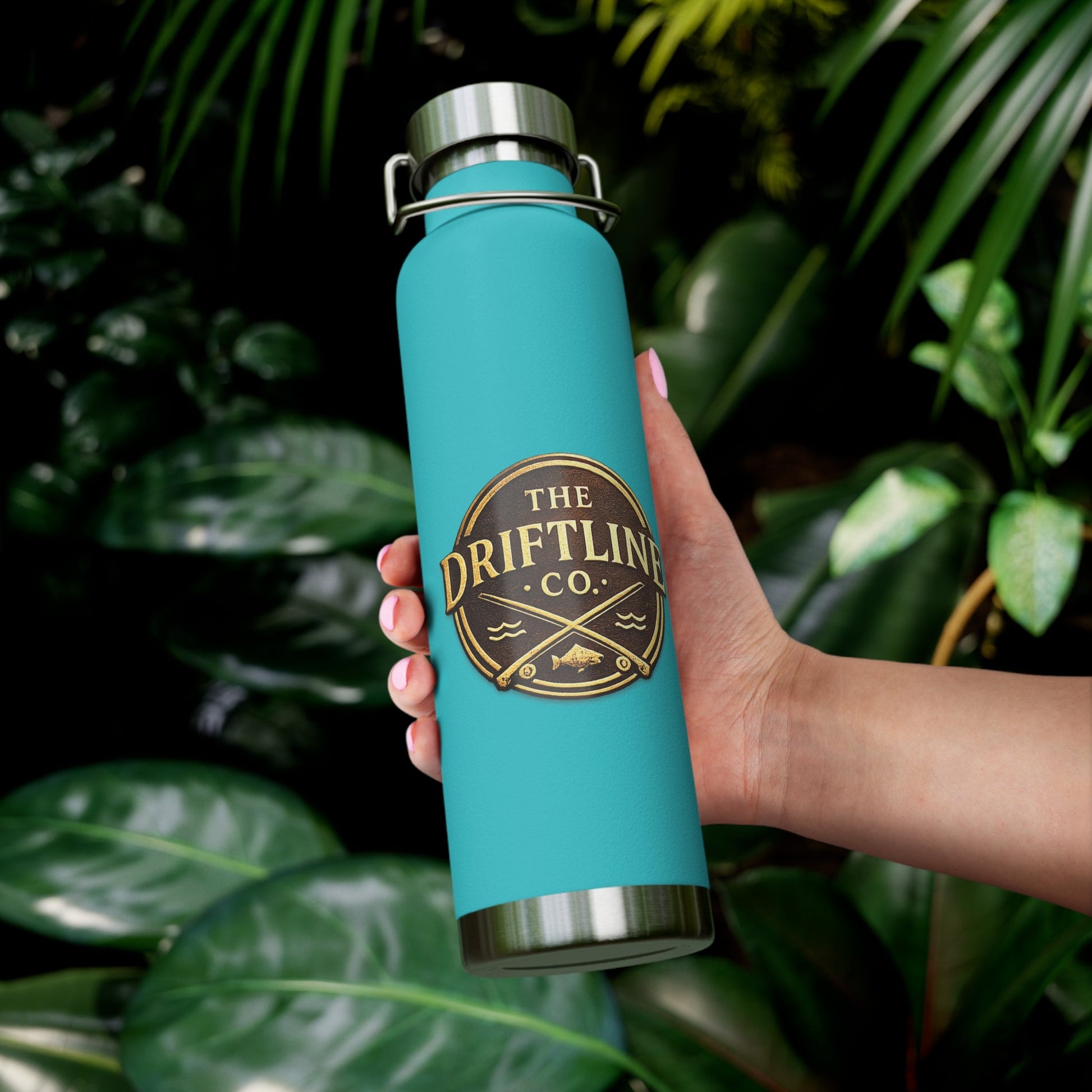 Midnight Water vintage Bronze Edition Insulated Flask - SJM Print Store