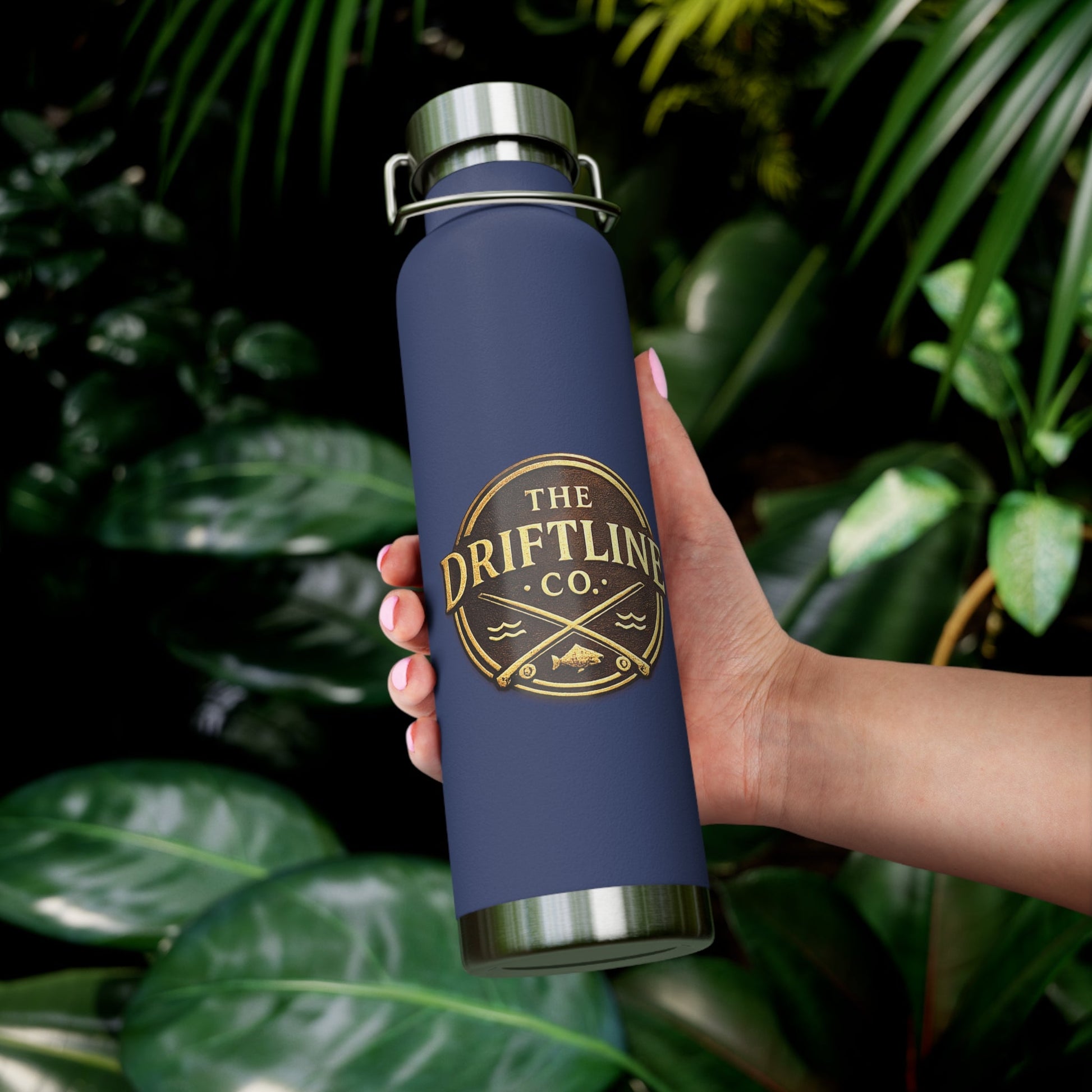 Midnight Water vintage Bronze Edition Insulated Flask - SJM Print Store