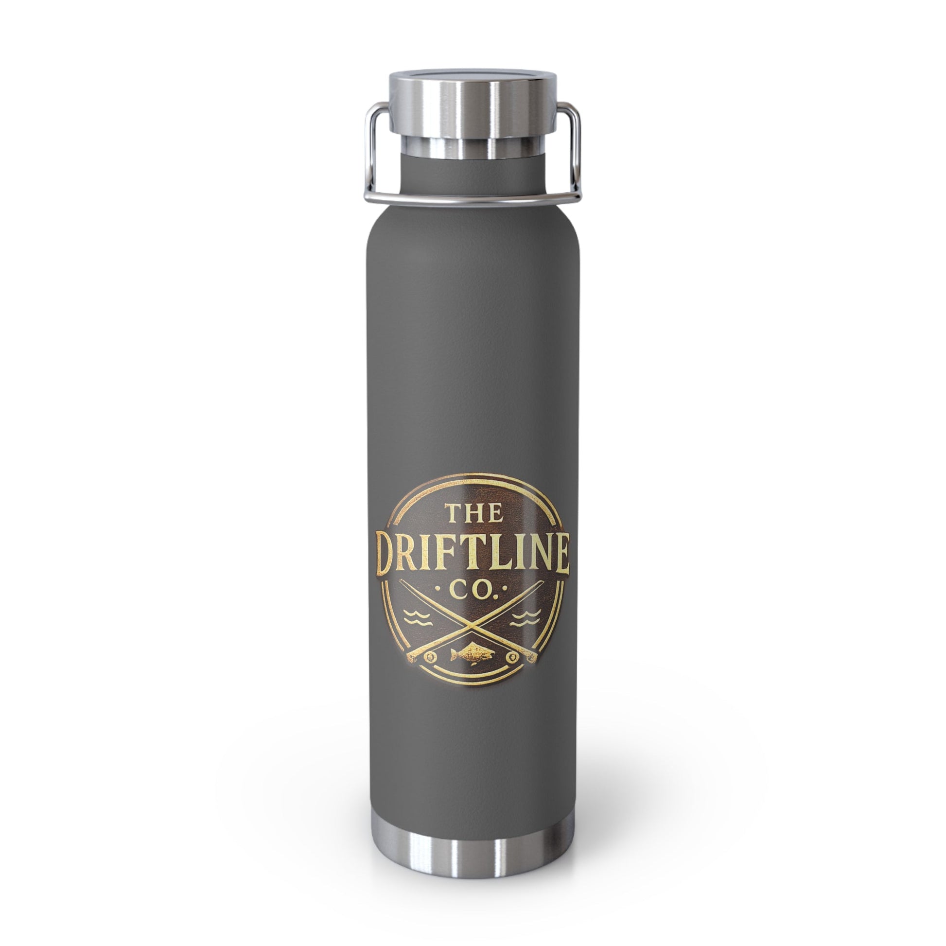 Midnight Water vintage Bronze Edition Insulated Flask - SJM Print Store