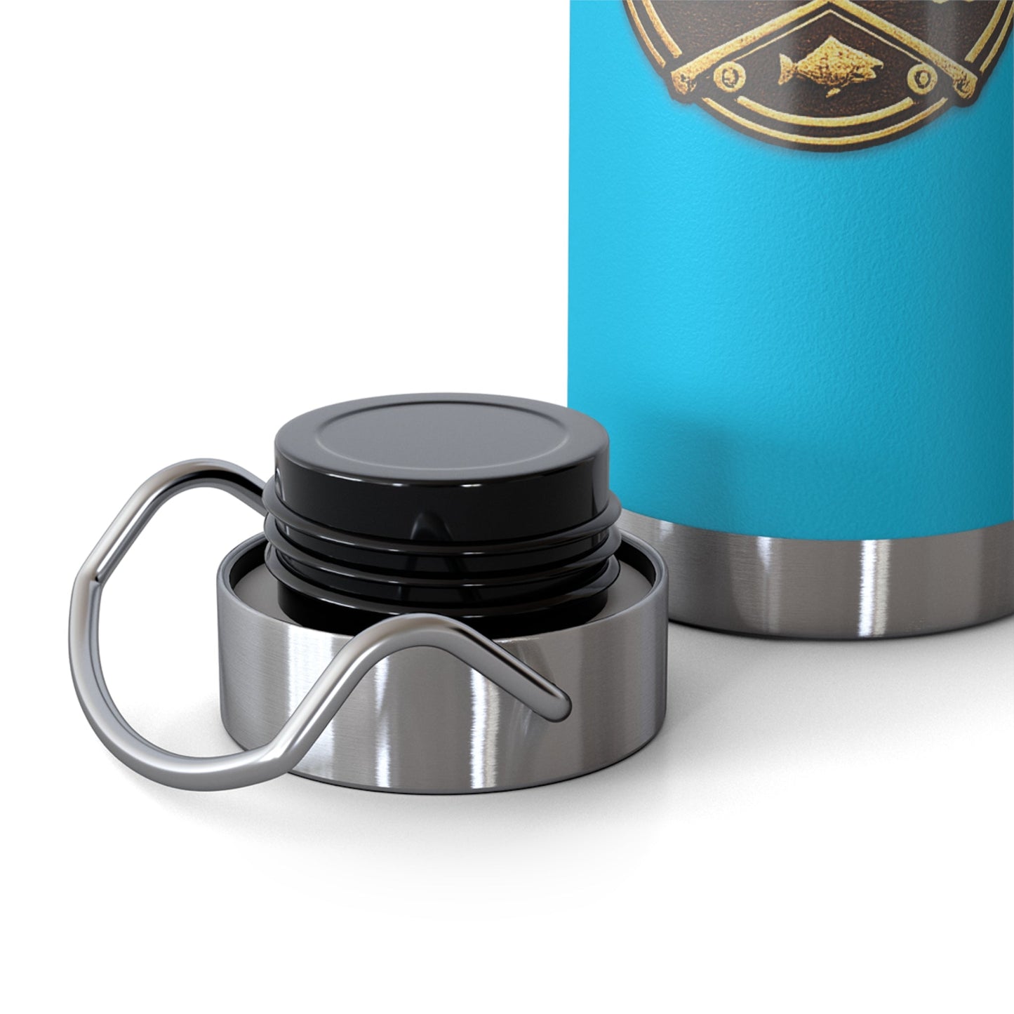 Midnight Water vintage Bronze Edition Insulated Flask - SJM Print Store