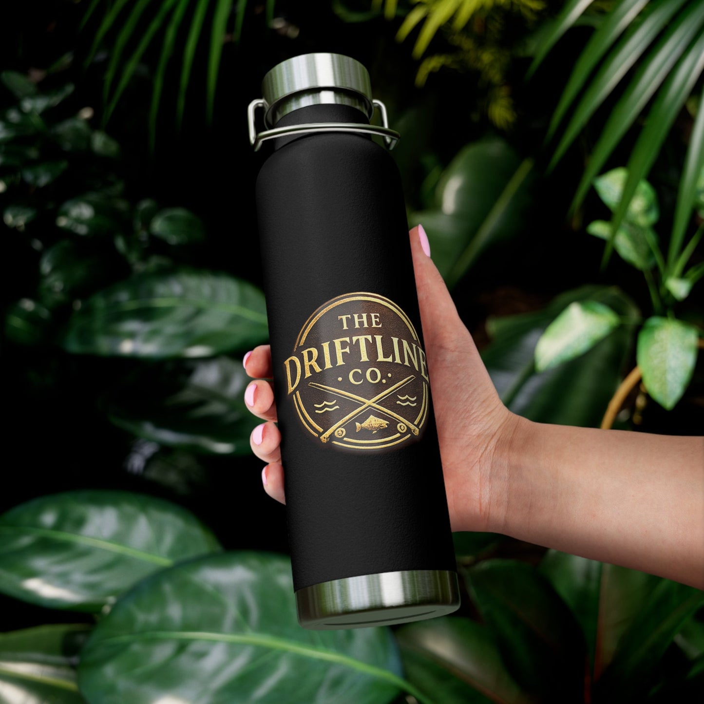Midnight Water vintage Bronze Edition Insulated Flask - SJM Print Store