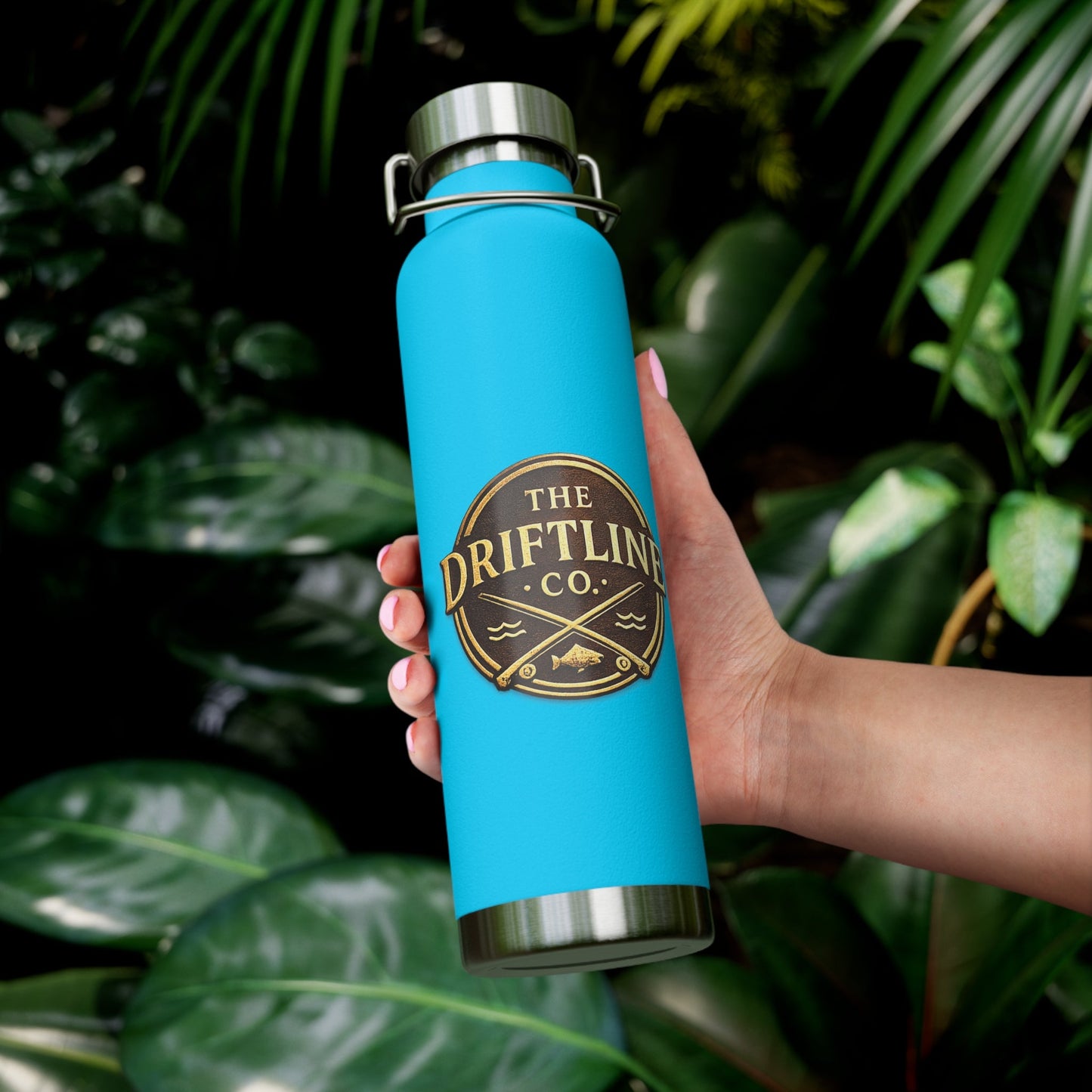 Midnight Water vintage Bronze Edition Insulated Flask - SJM Print Store