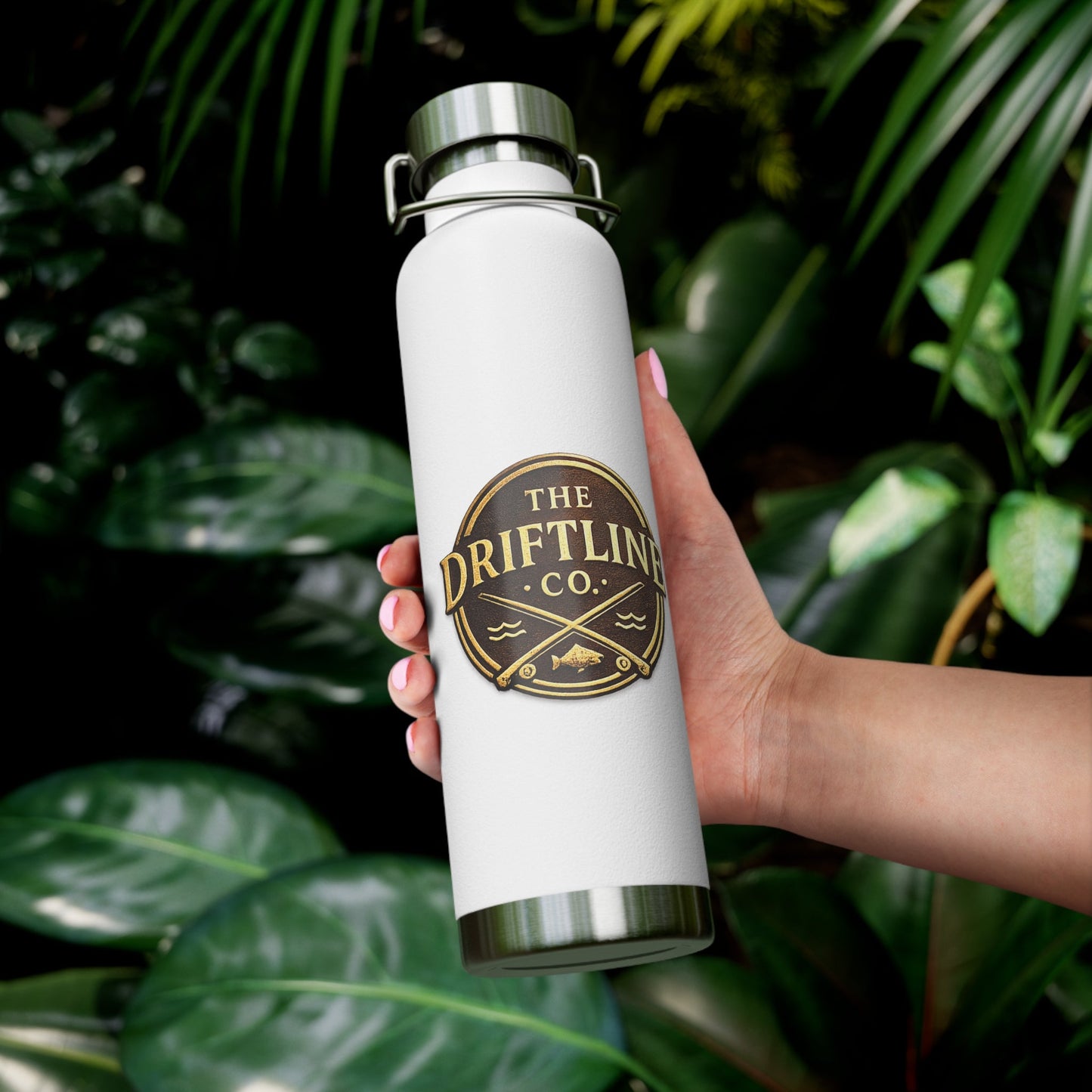 Midnight Water vintage Bronze Edition Insulated Flask - SJM Print Store